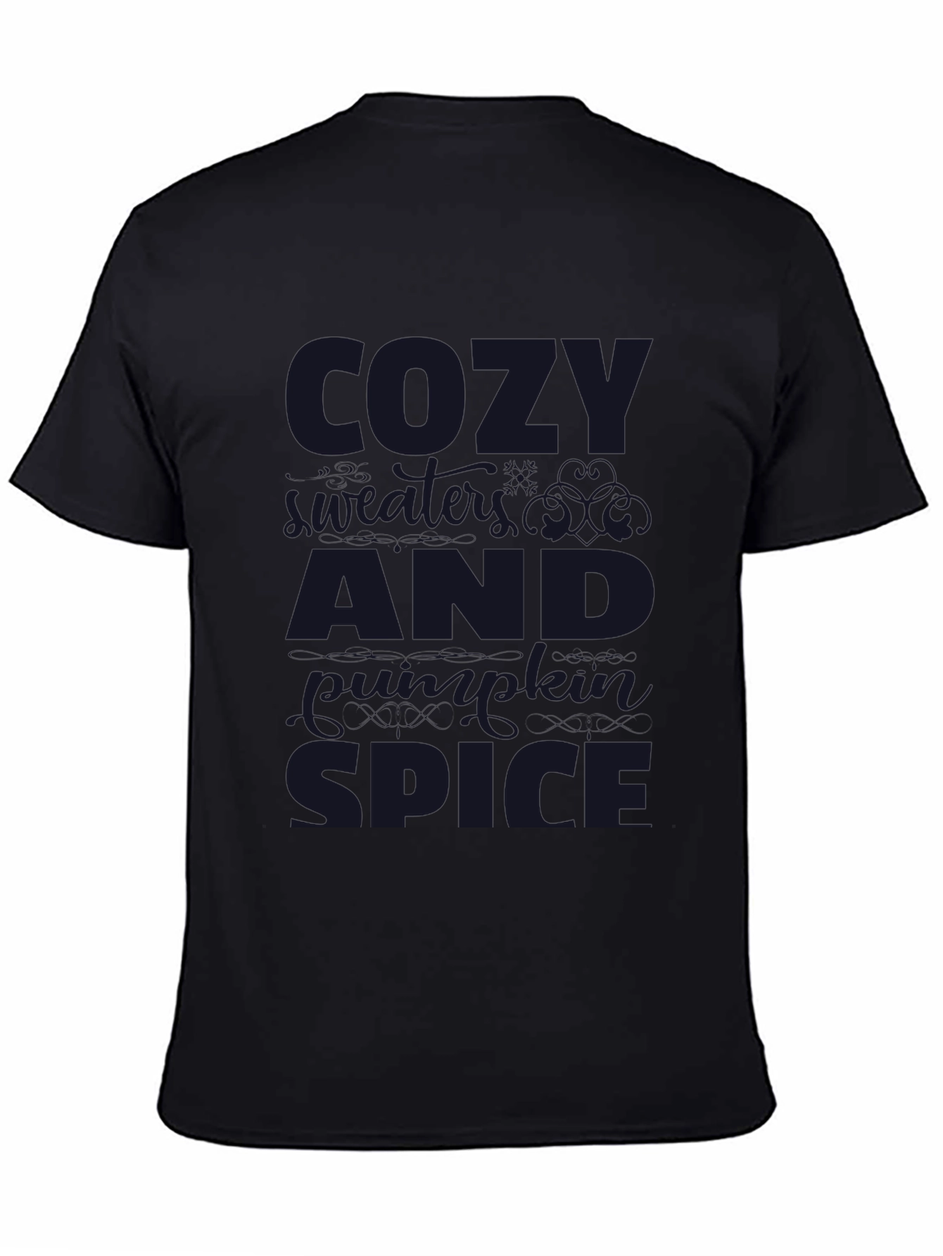 Camiseta Negra Cozy Vibes