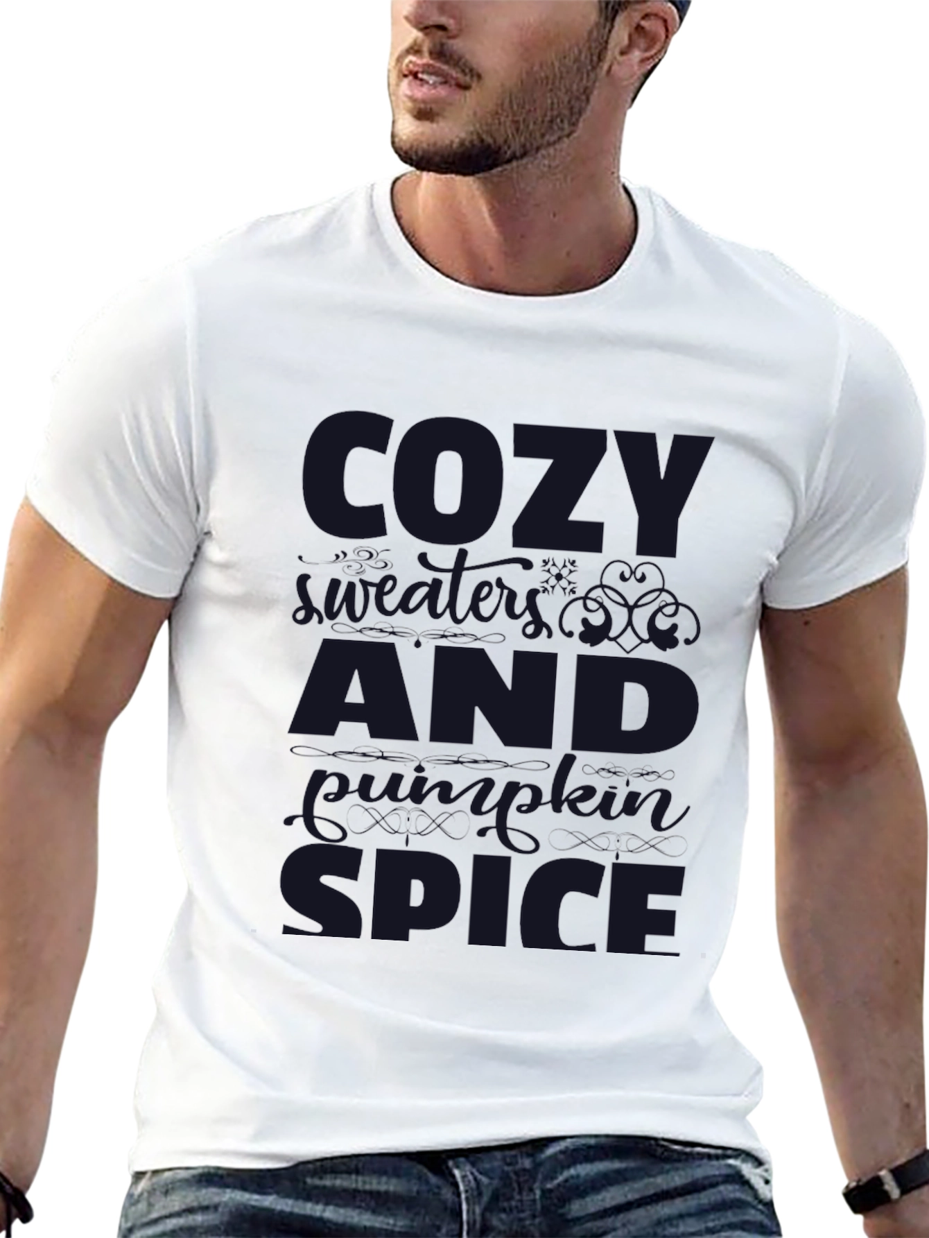 Camiseta Negra Cozy Vibes