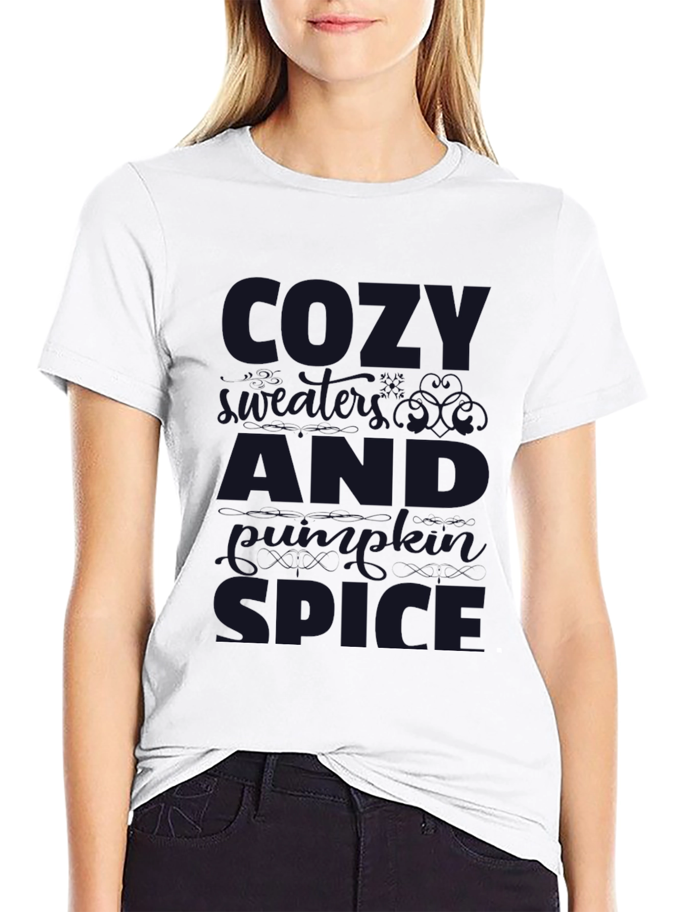Camiseta Negra Cozy Vibes
