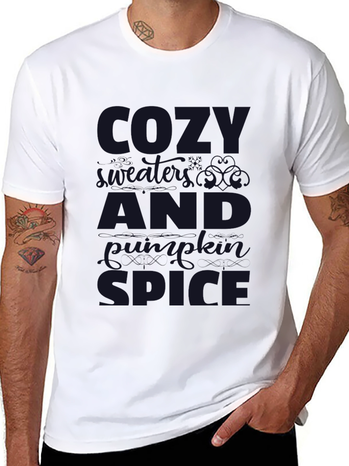 Camiseta Negra Cozy Vibes
