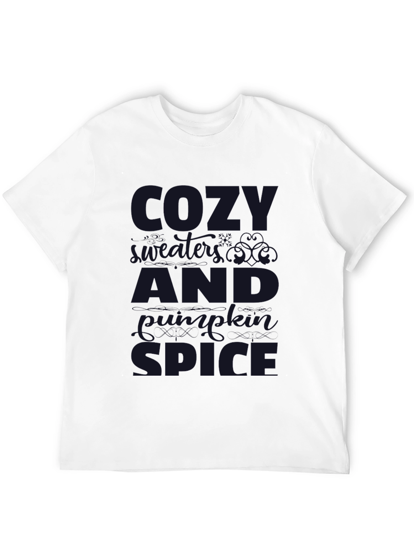 Camiseta Negra Cozy Vibes