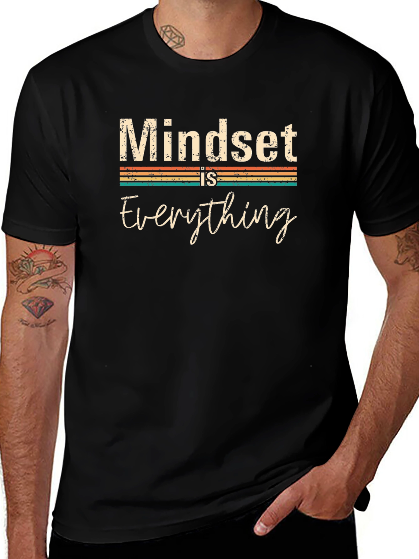 Camiseta Negra Mindset is Everything