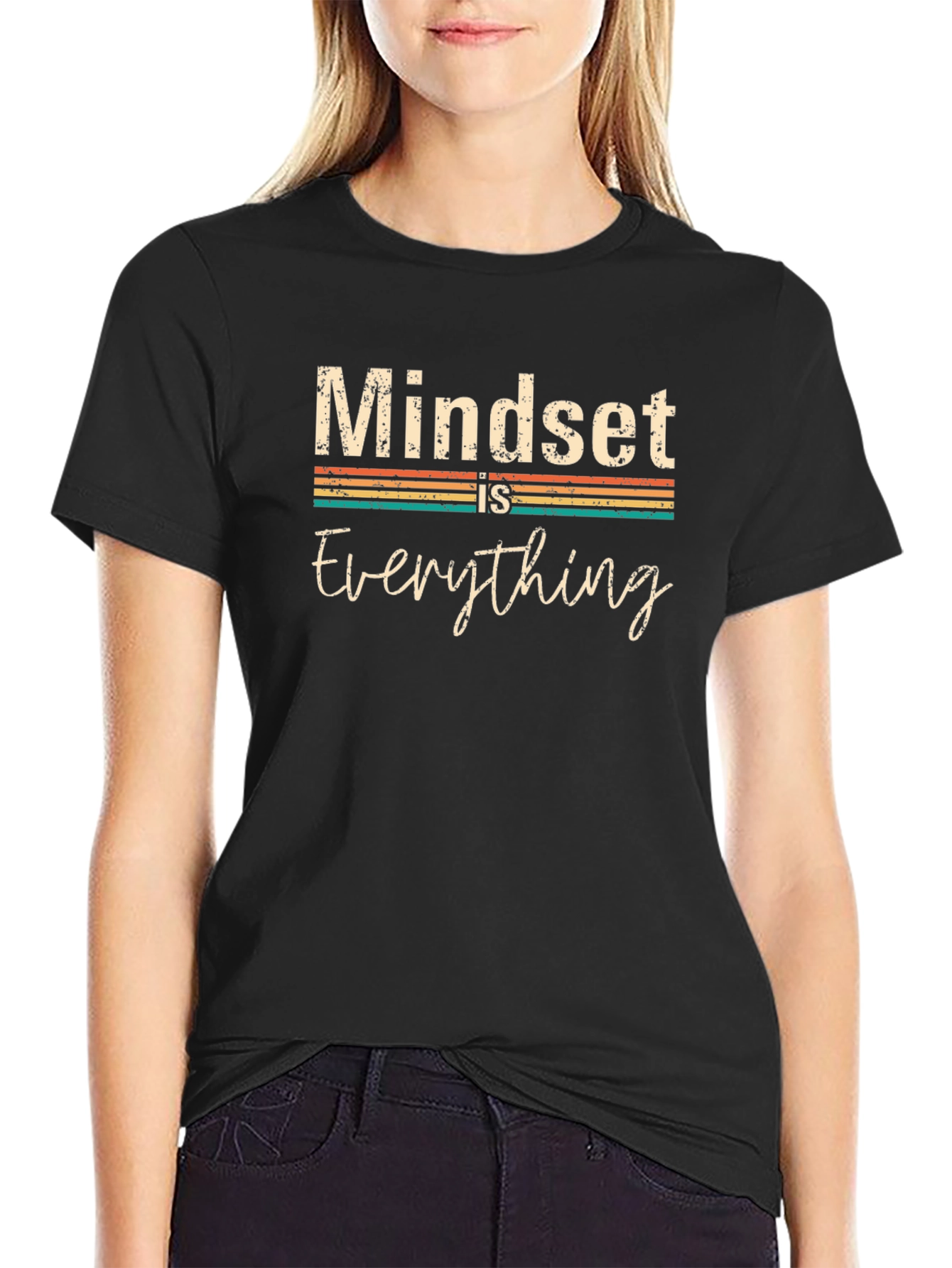 Camiseta Negra Mindset is Everything