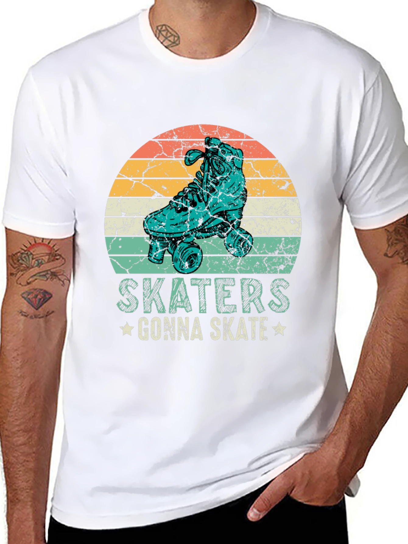 Camiseta Skaters Gonna Skate Retro