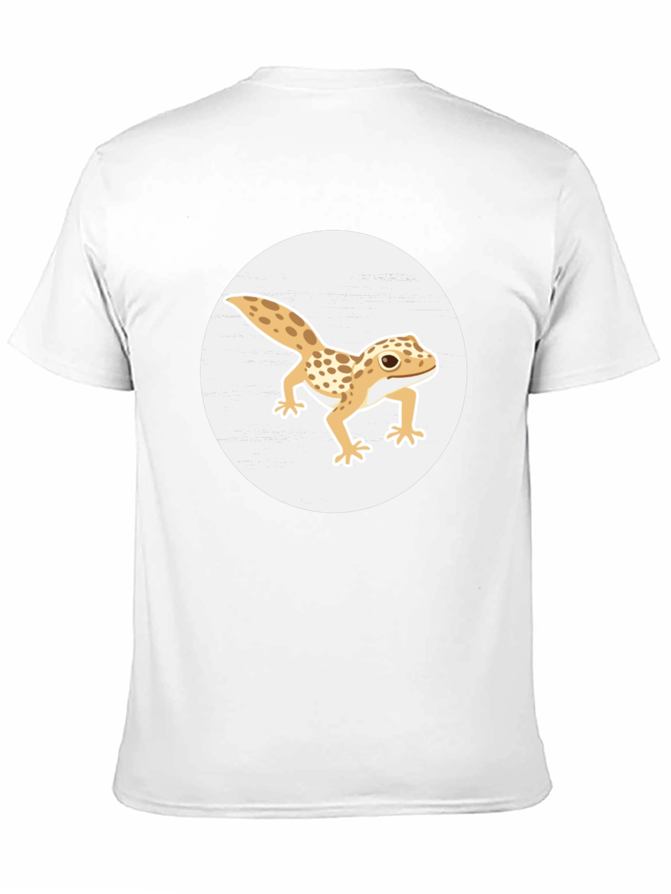 Camiseta Negra con Diseño de Gecko