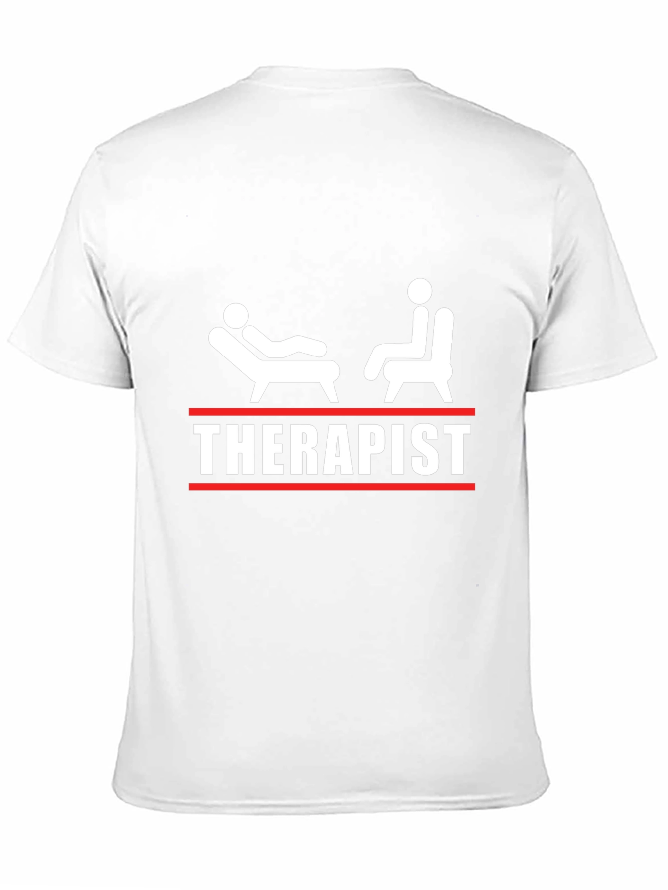 Camiseta Negra Therapist - Humor Profesional