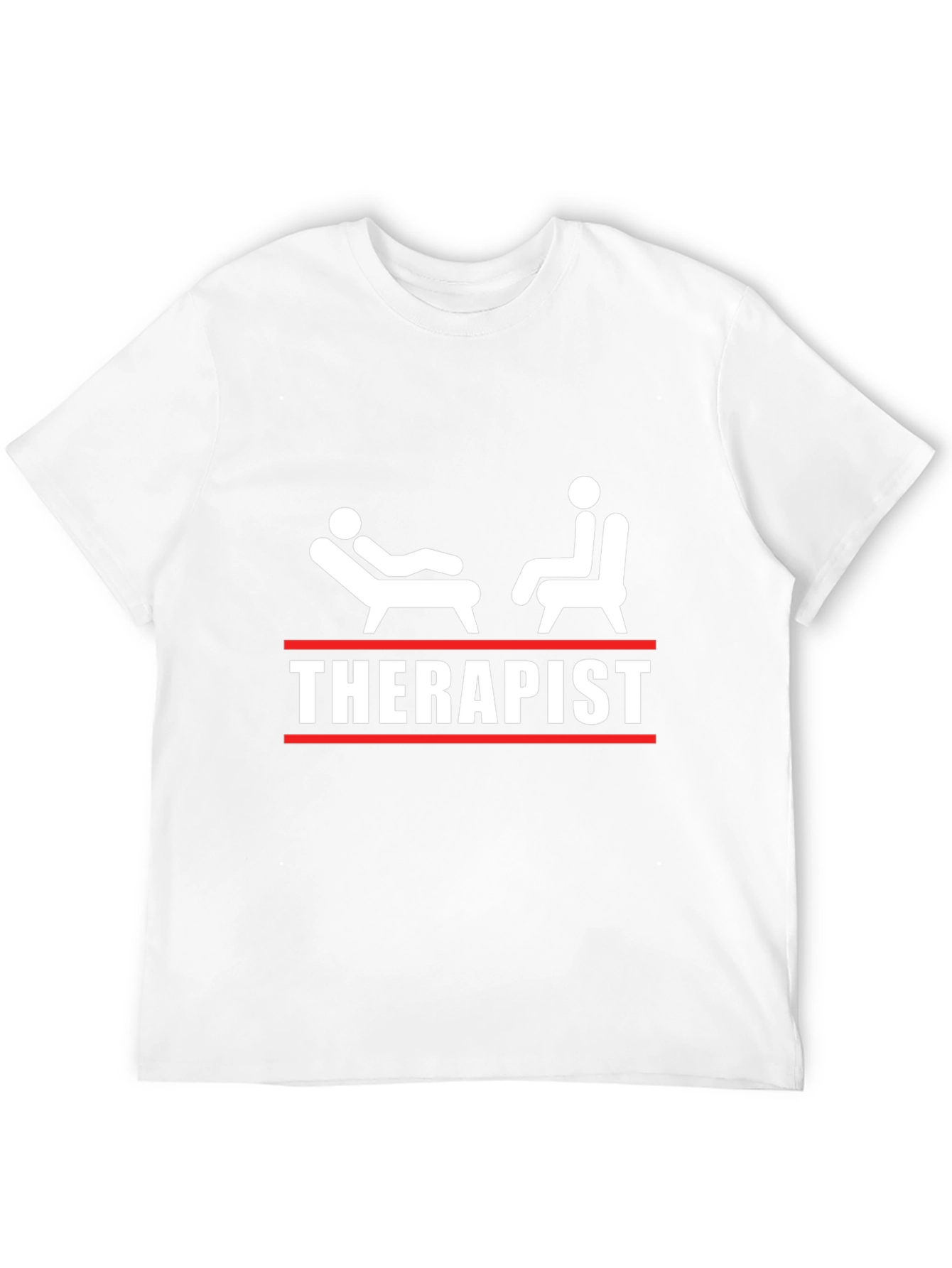 Camiseta Negra Therapist - Humor Profesional