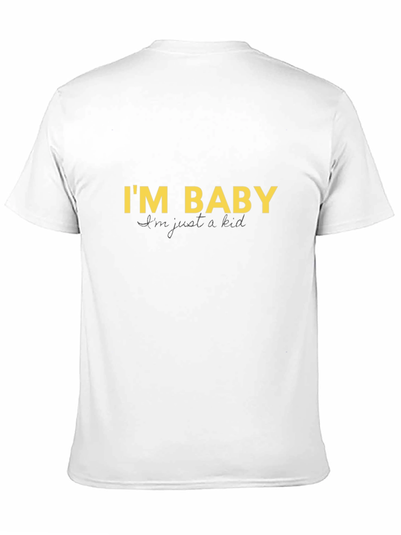 Camiseta Negra Im Baby - Diseño Divertido