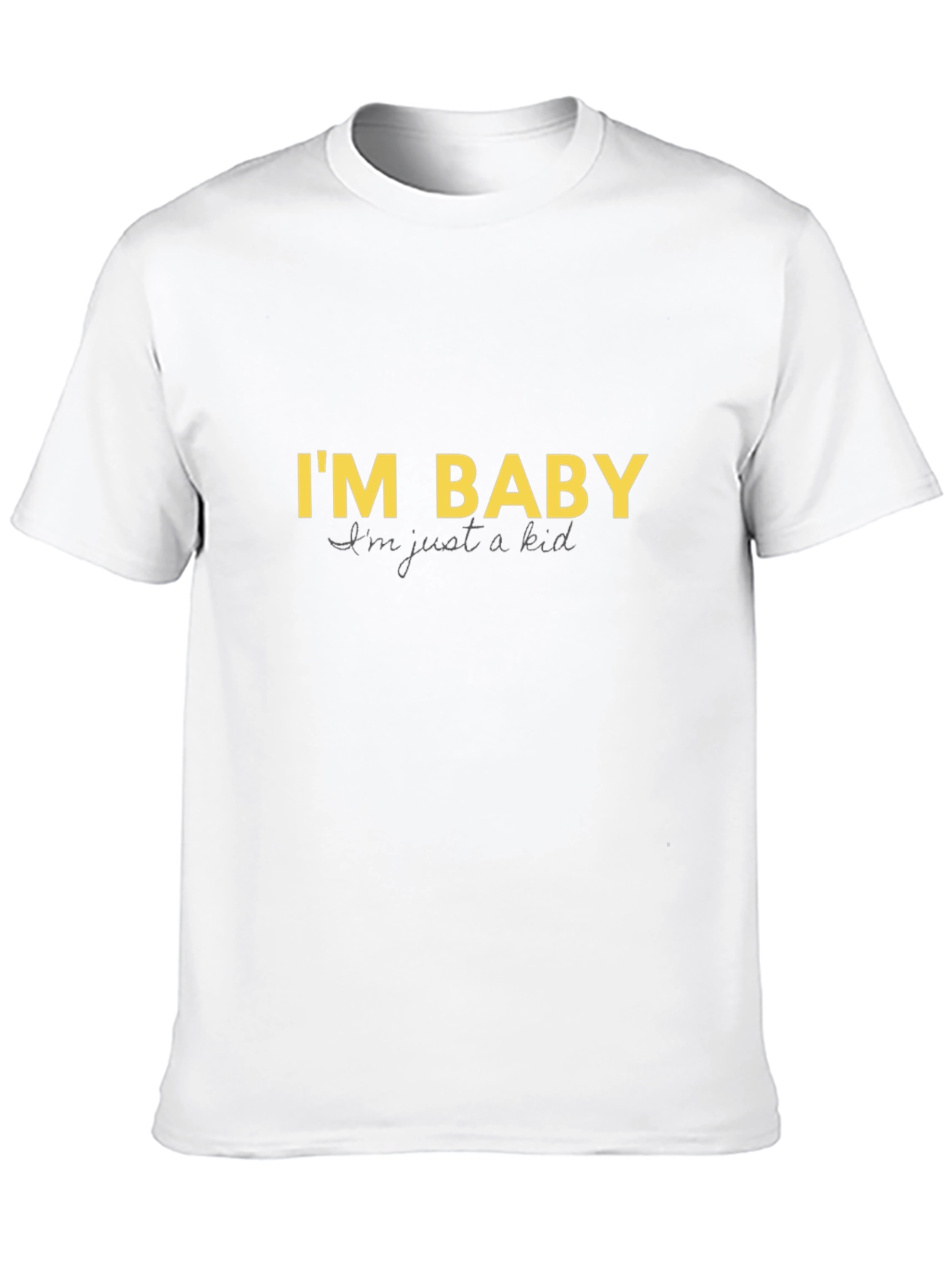 Camiseta Negra Im Baby - Diseño Divertido