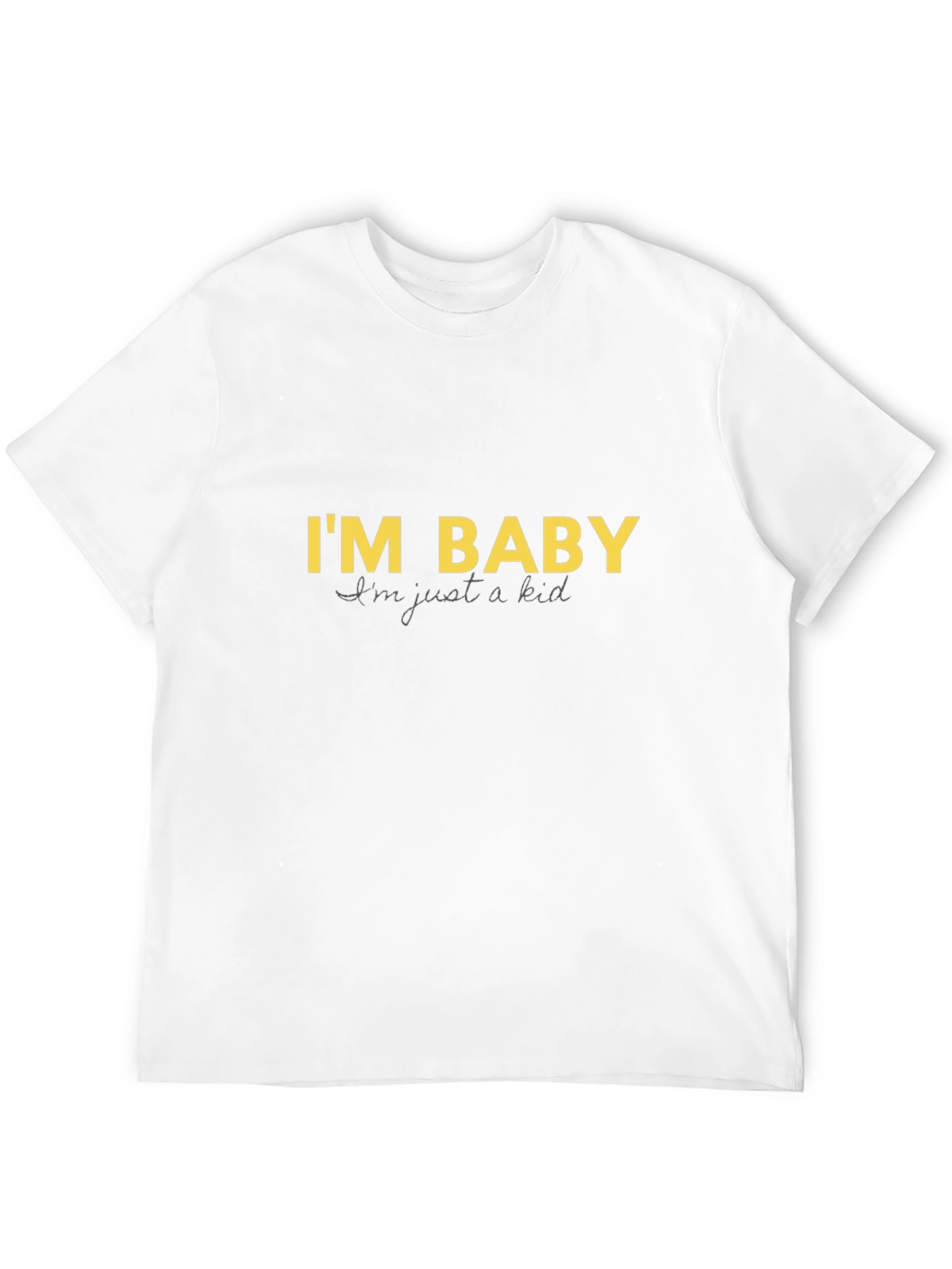Camiseta Negra Im Baby - Diseño Divertido