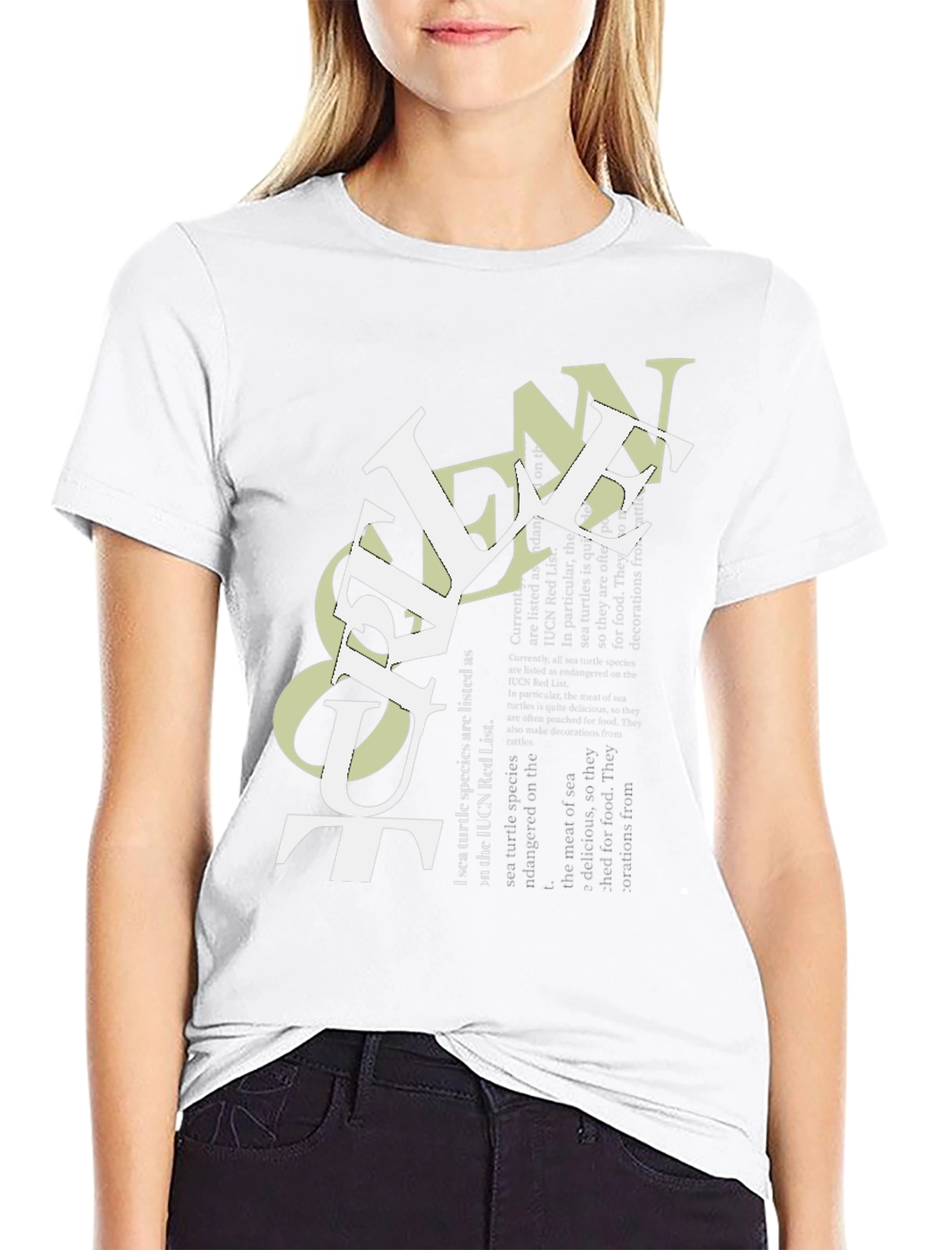 Camiseta Negra con Diseño Ocean Out
