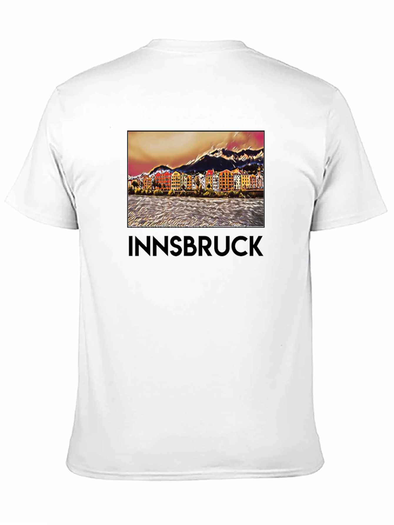 Camiseta Innsbruck Austria Vista Ciudad Diseño Único