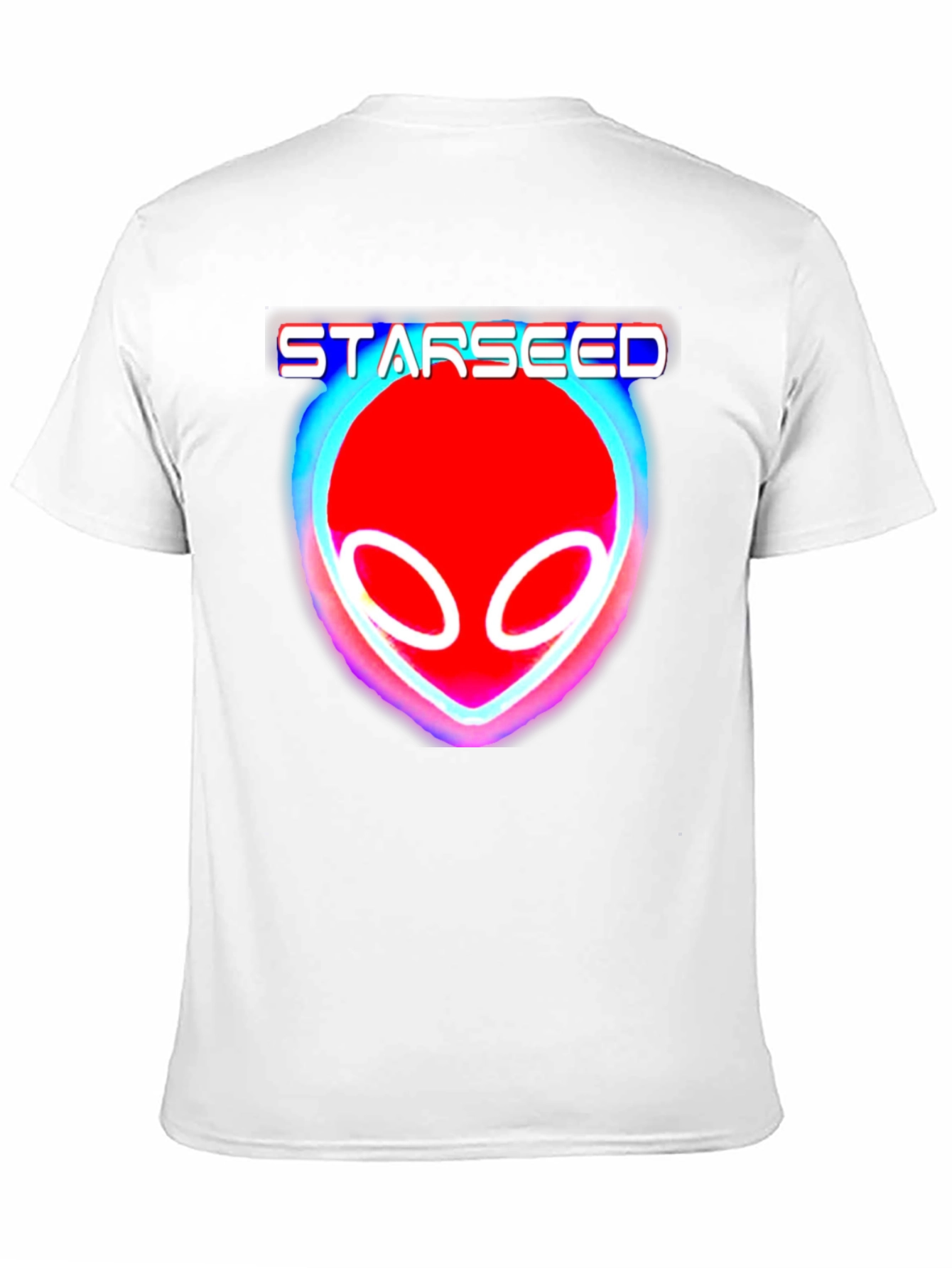 Camiseta Negra Starseed Alienígena Neón Unisex