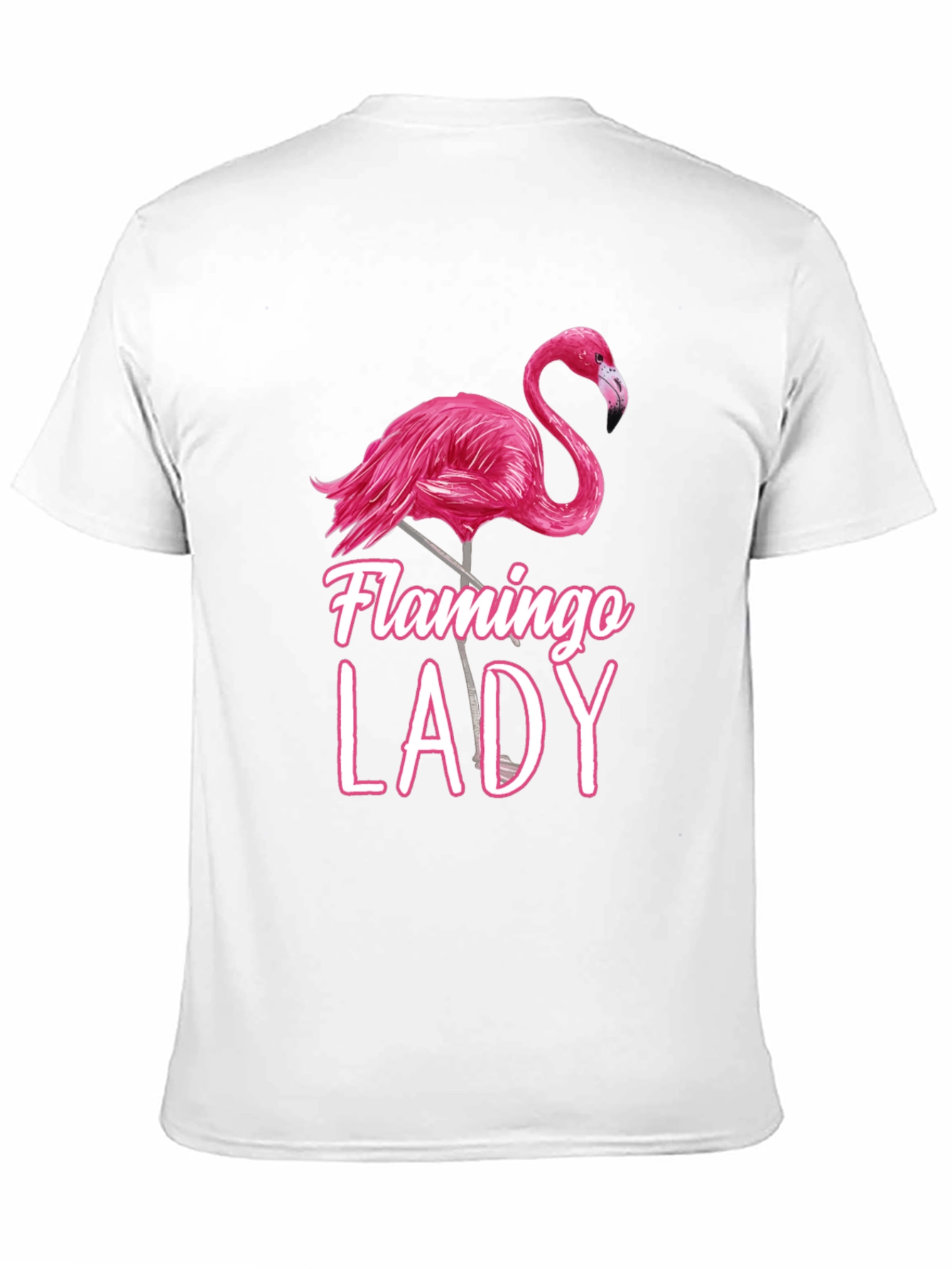 Camiseta Negra Flamingo Lady