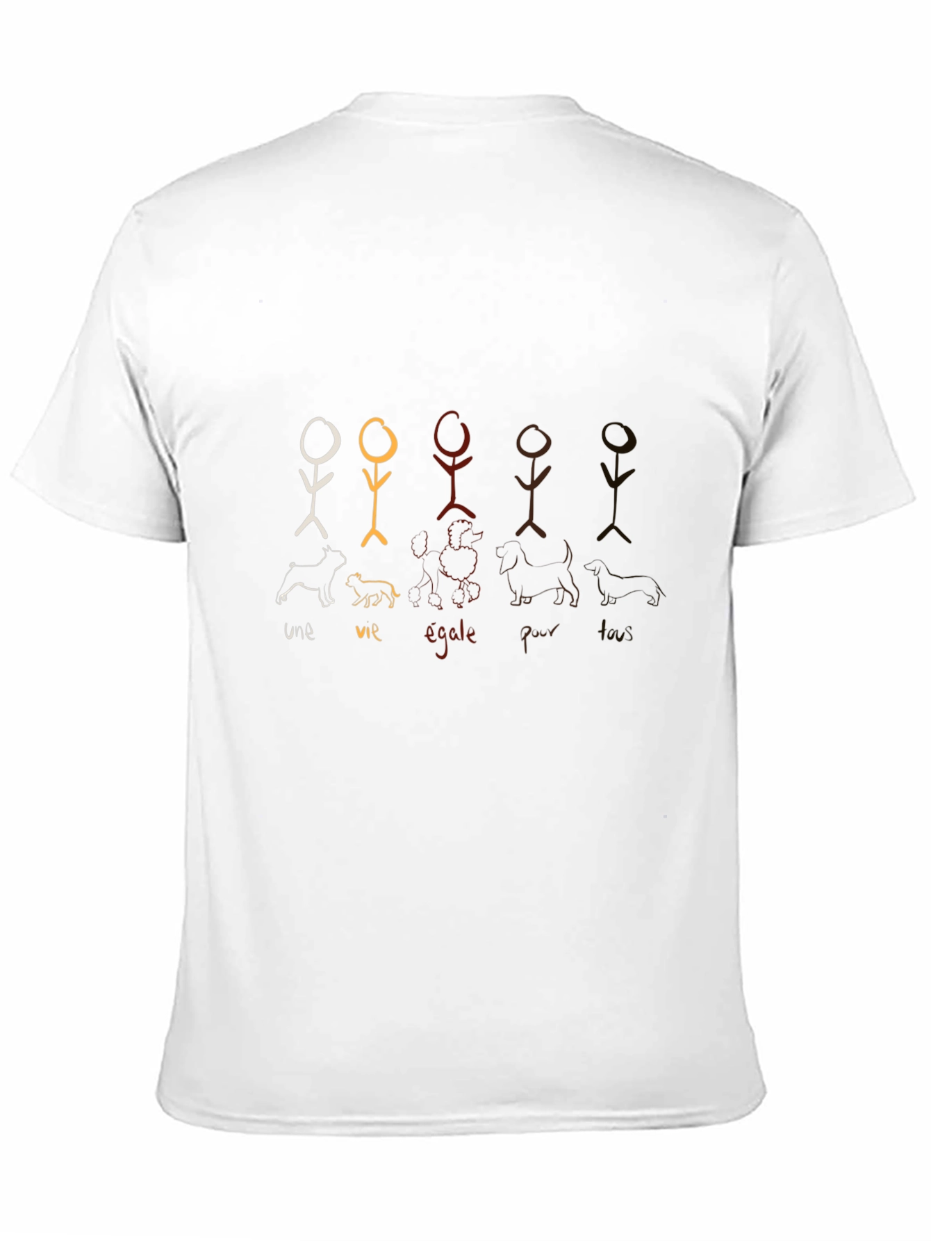 Camiseta Negra Evolución Canina