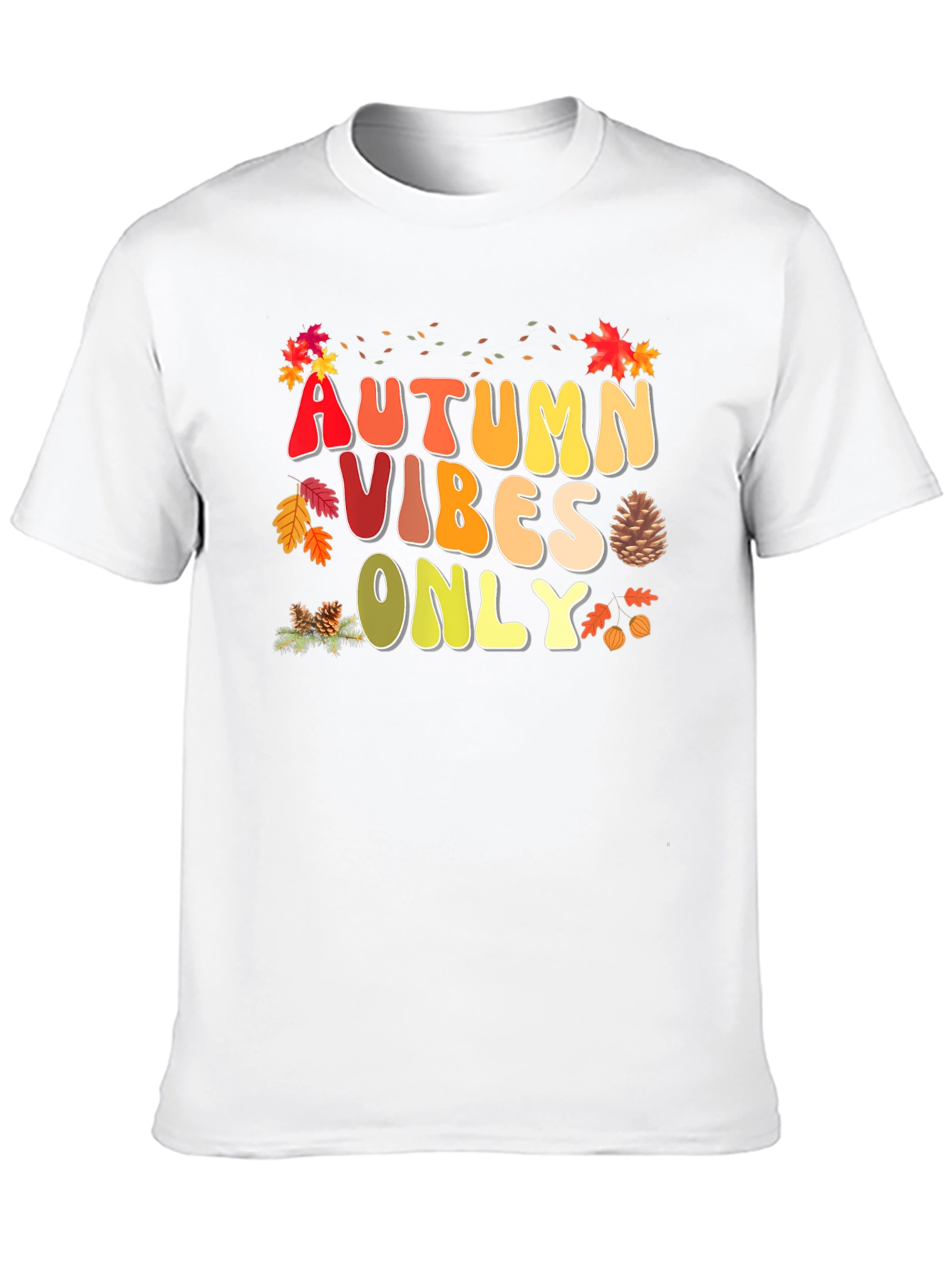 Camiseta Autumn Vibes Only - Estilo Otoñal