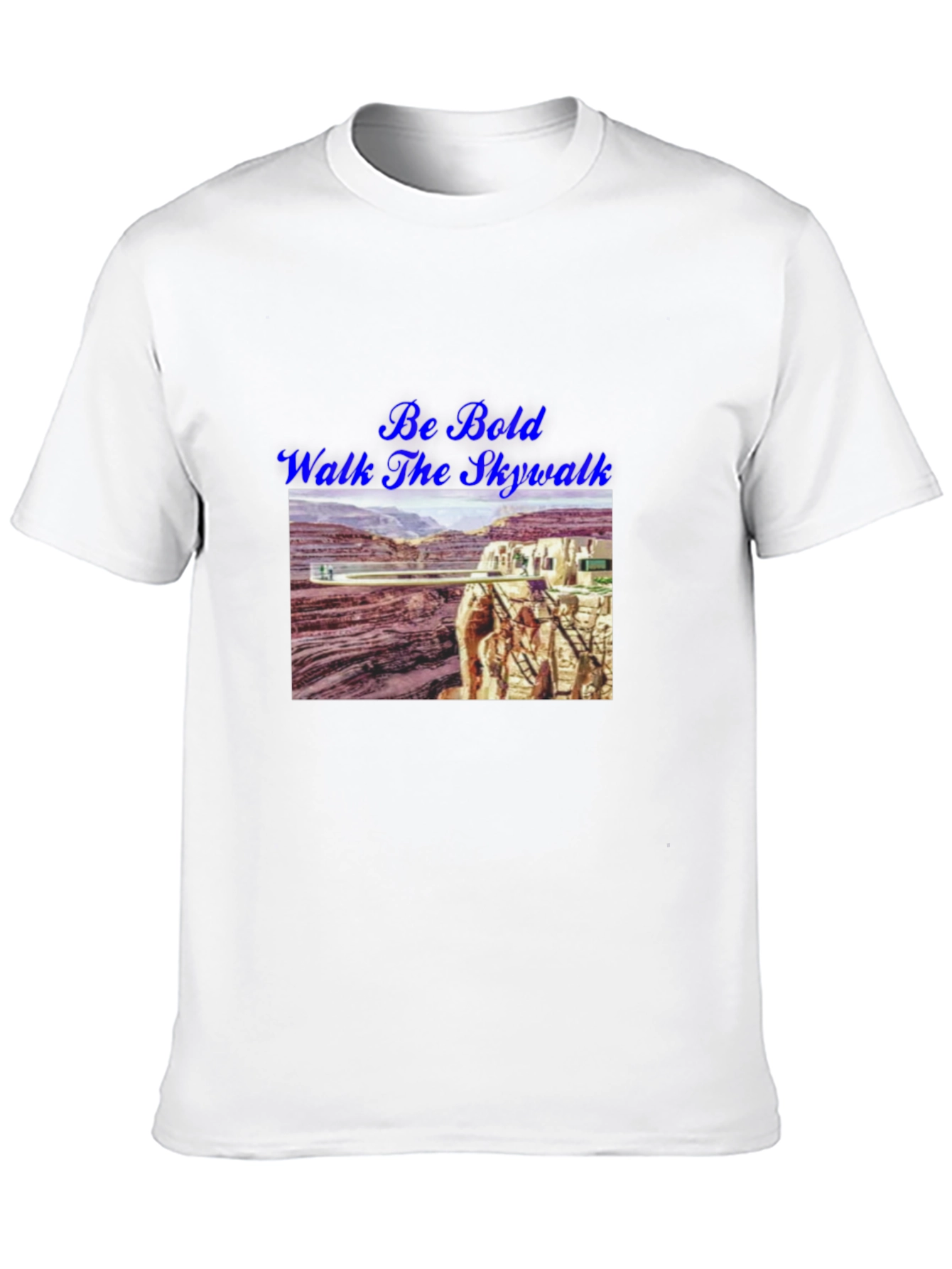 Camiseta Negra Be Bold Walk the Skywalk
