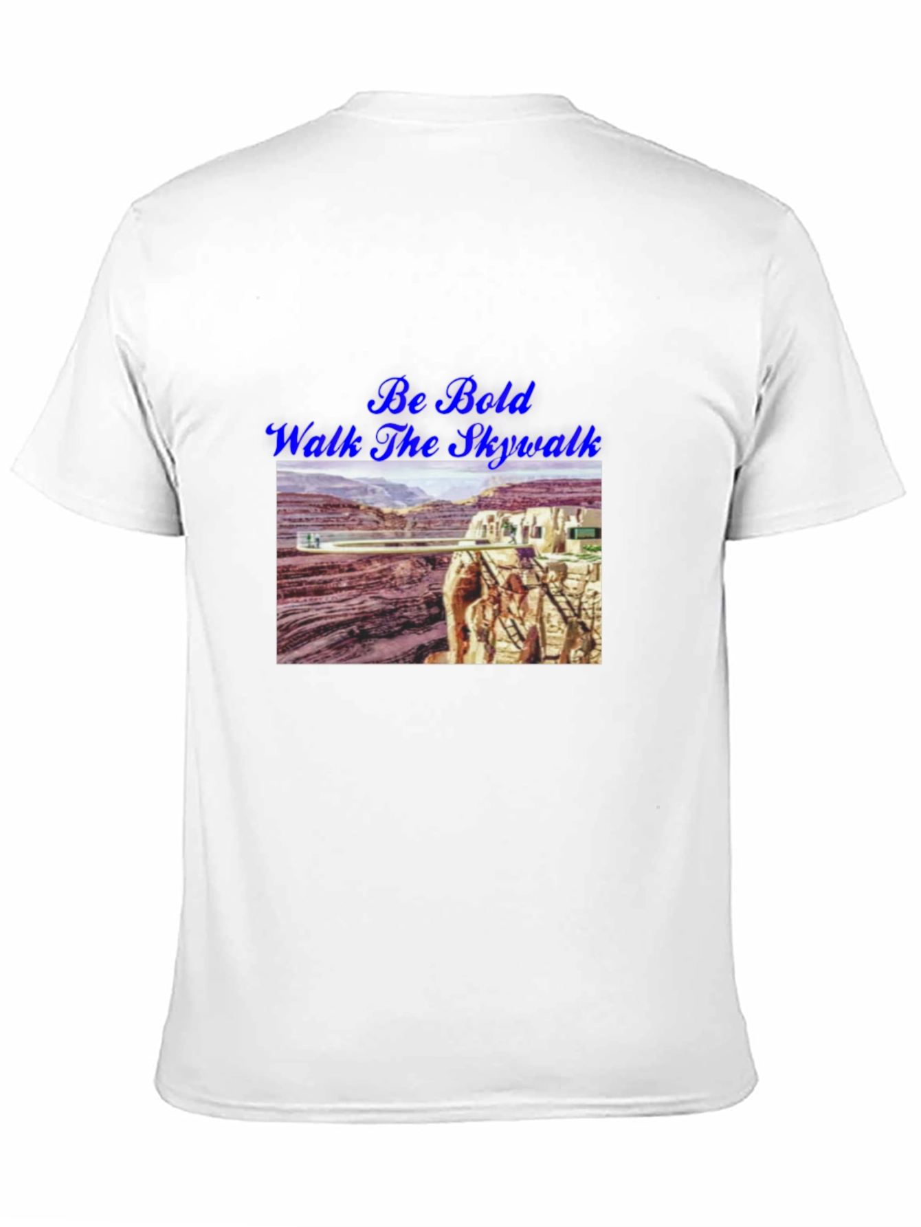 Camiseta Negra Be Bold Walk the Skywalk