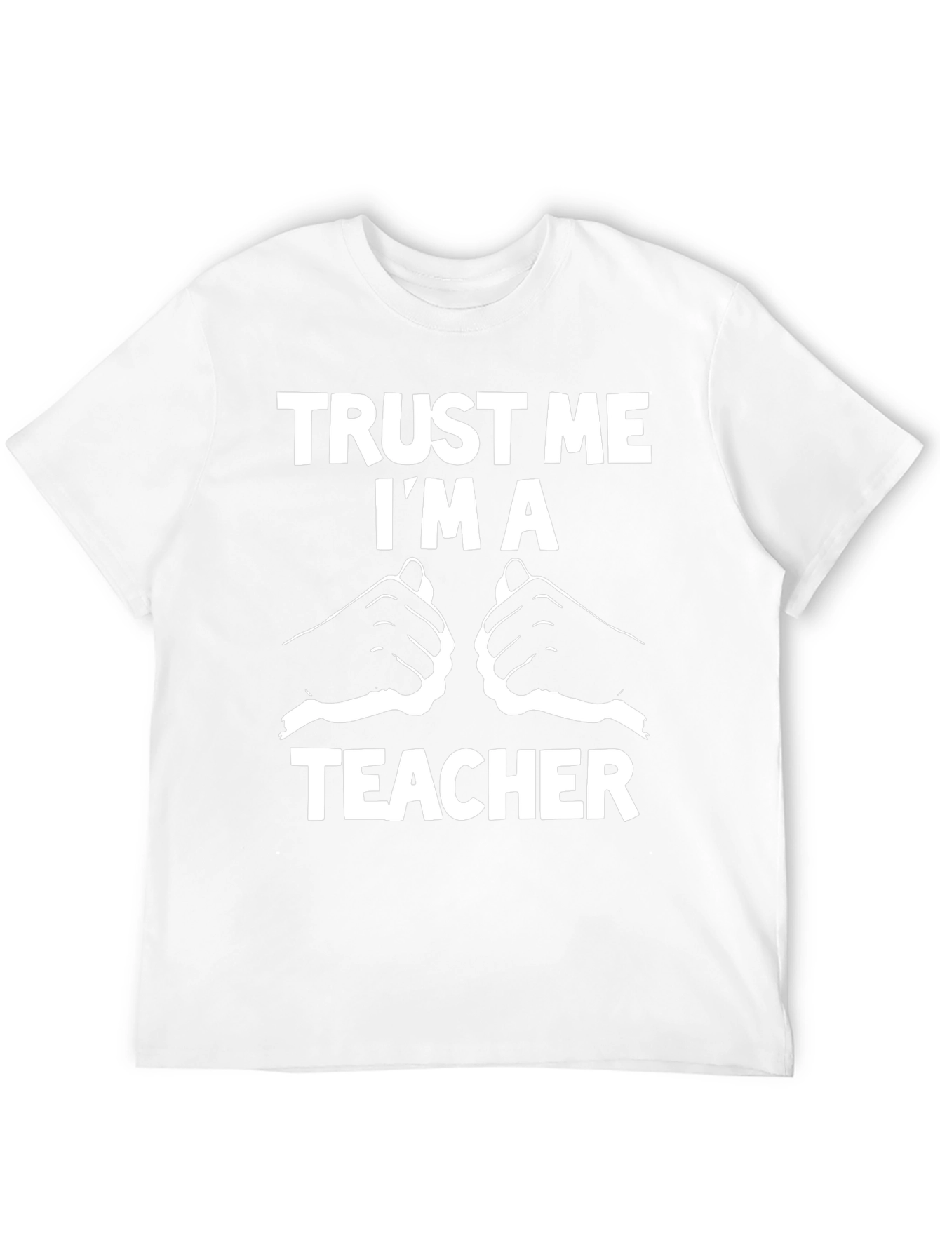 Camiseta Negra: Confía en mí Soy Profesor