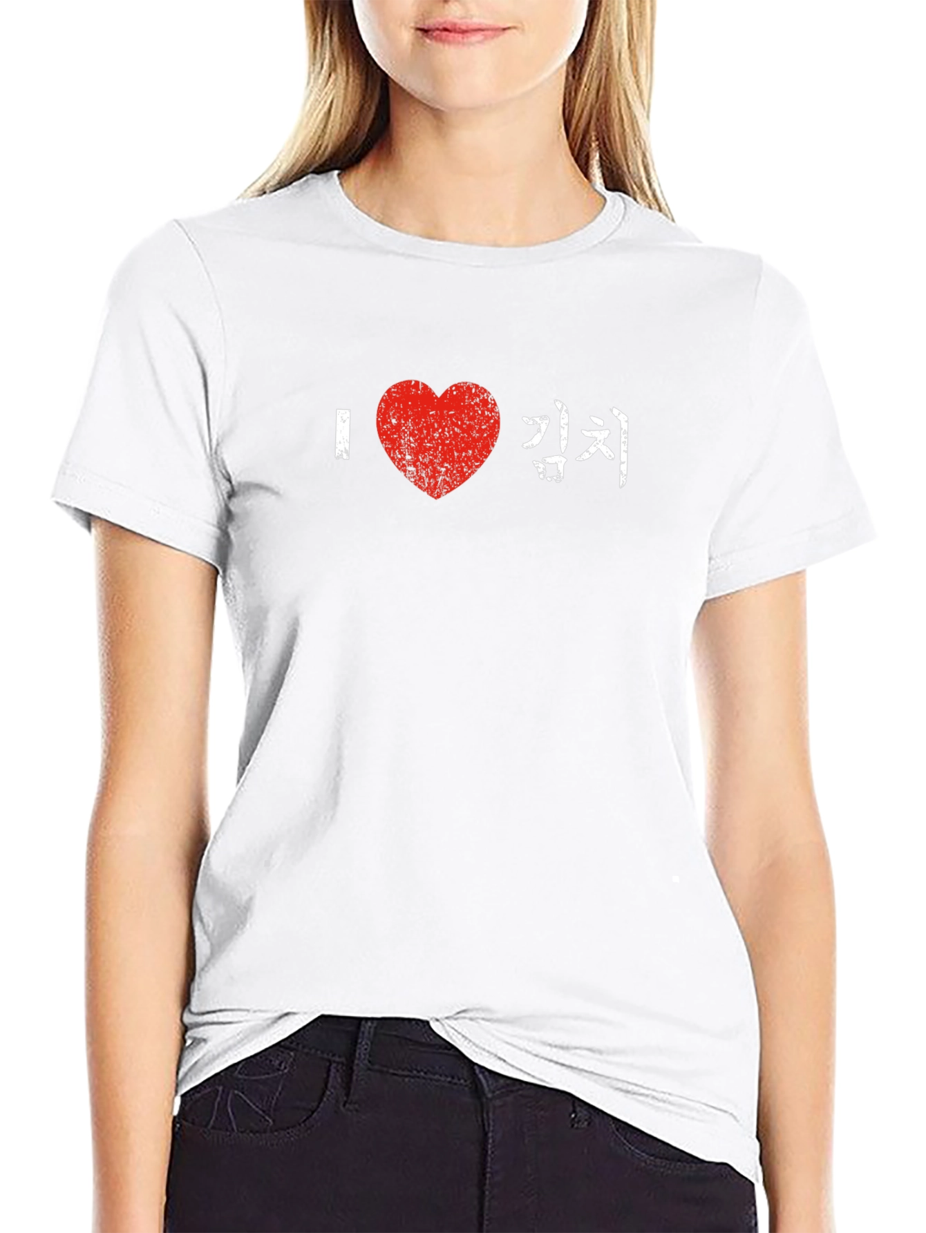 Camiseta Negra I ❤️ Kimchi