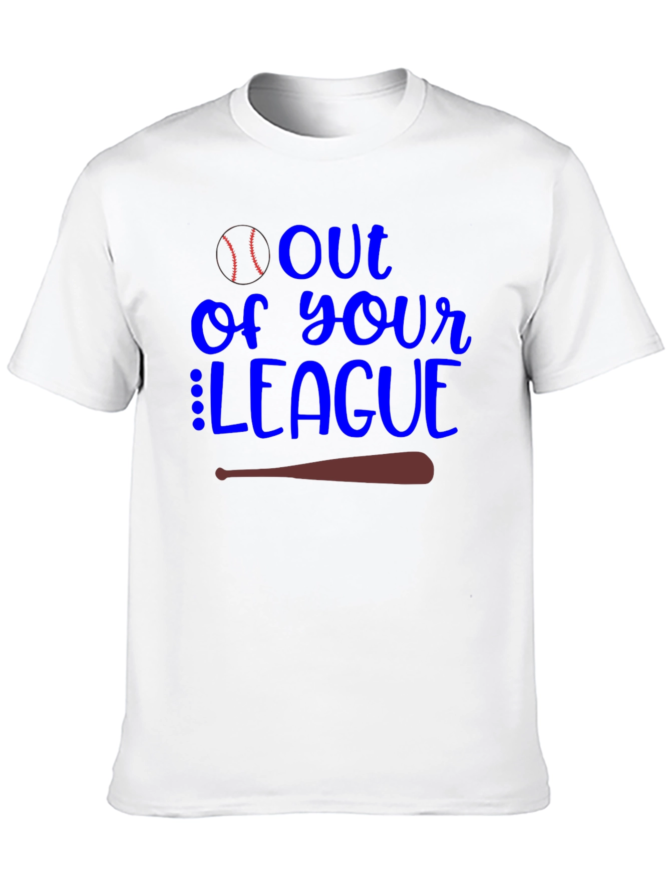 Camiseta Negra Fuera de tu Liga Béisbol