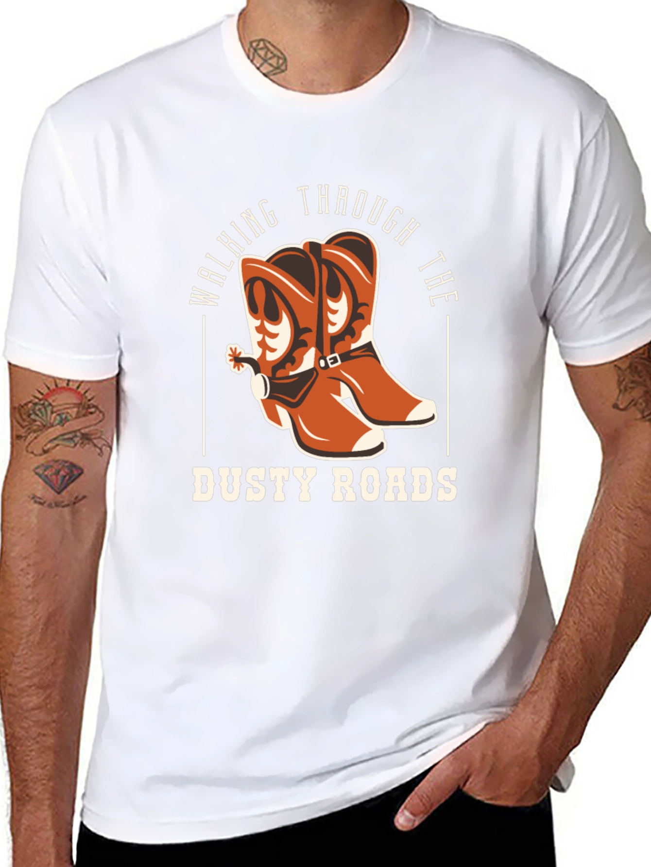 Camiseta Negra Dusty Roads
