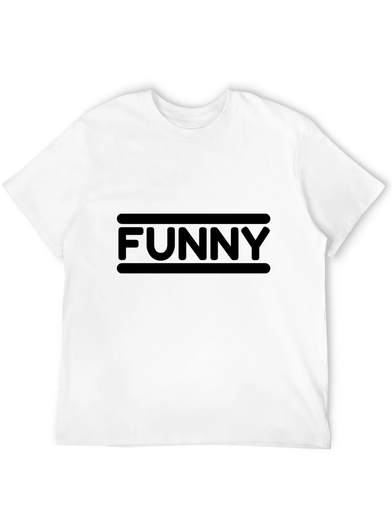 Camiseta Negra Funny Casual Hombre