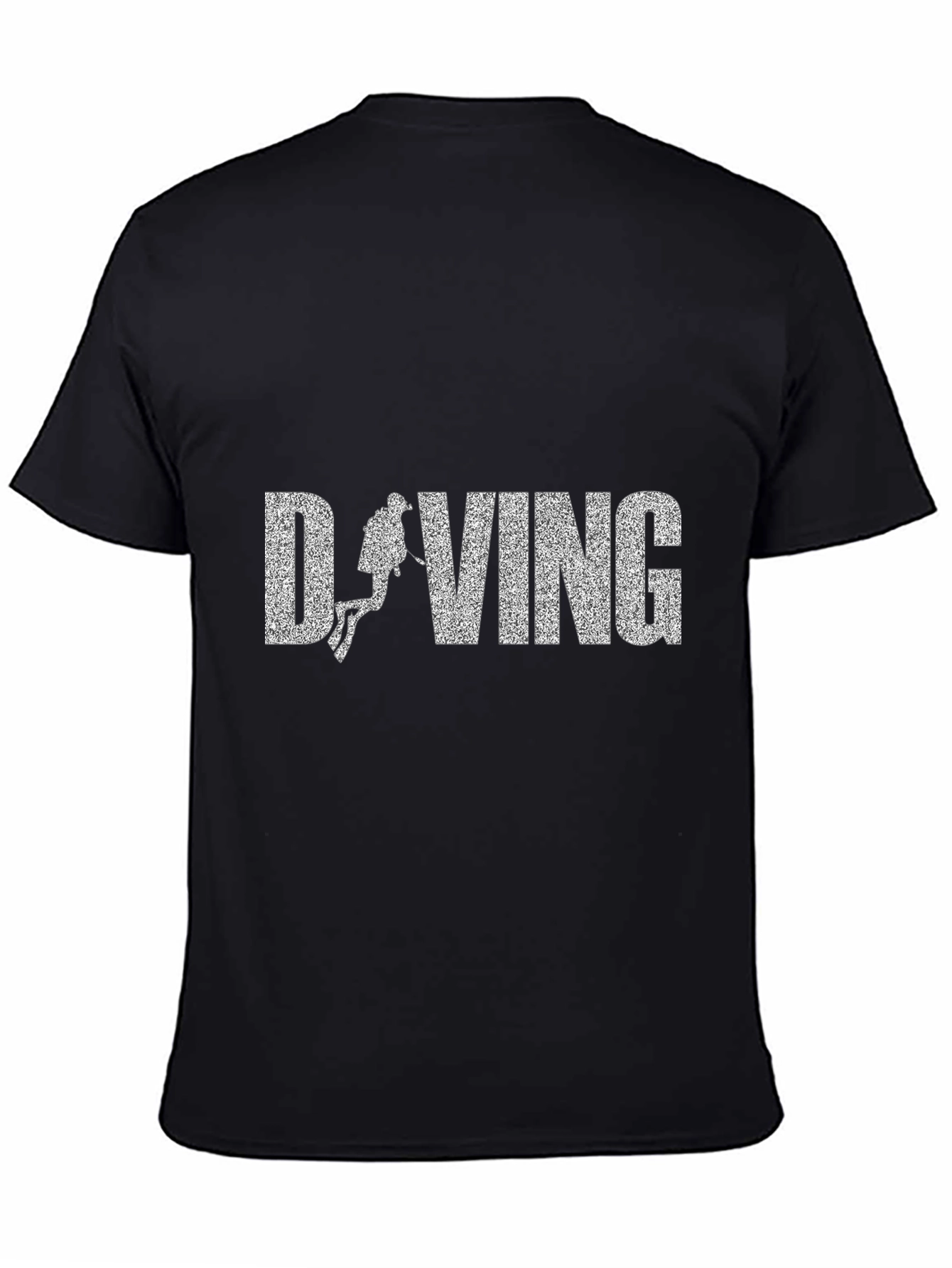 Camiseta Negra Diving para Amantes del Buceo
