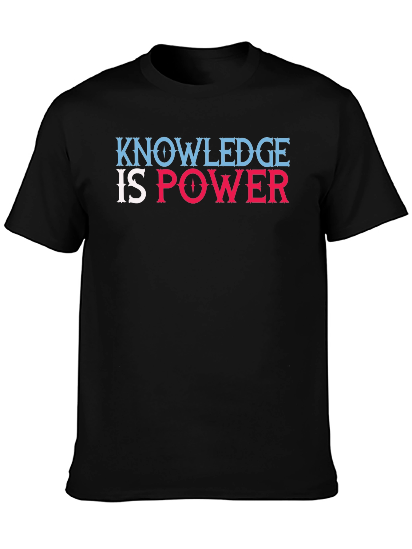 Camiseta Negra Knowledge is Power