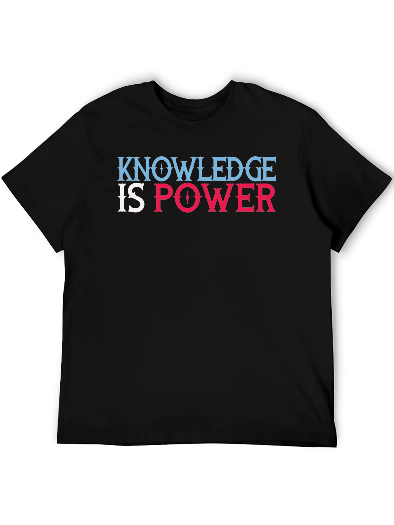 Camiseta Negra Knowledge is Power