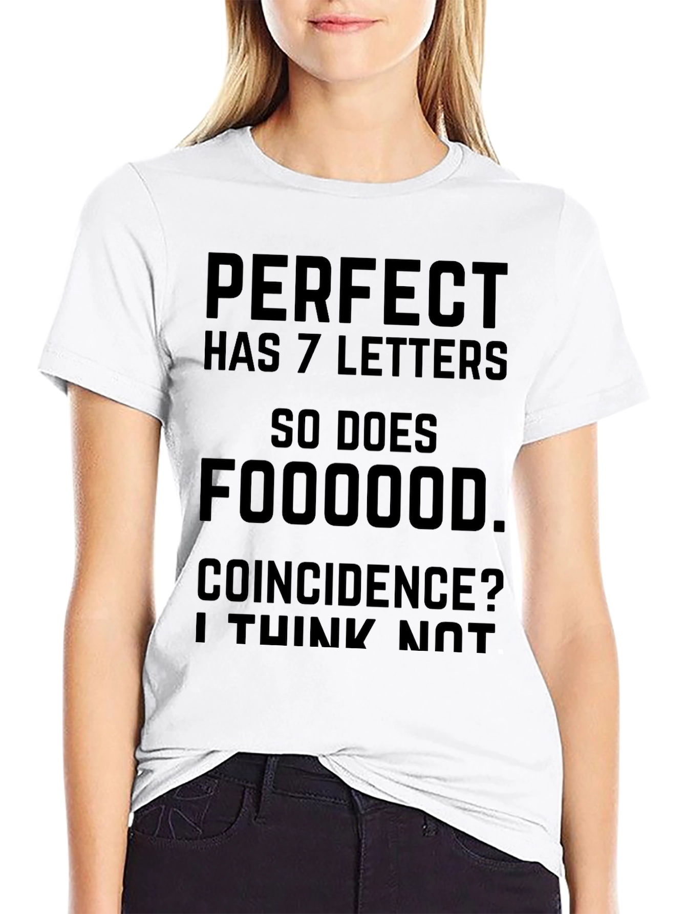 Camiseta Divertida Perfect y Comida