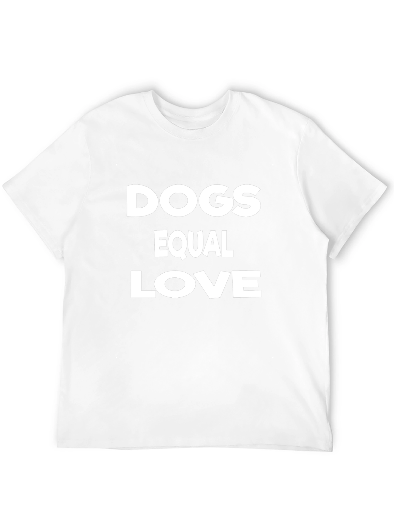 Camiseta Negra Dogs Equal Love