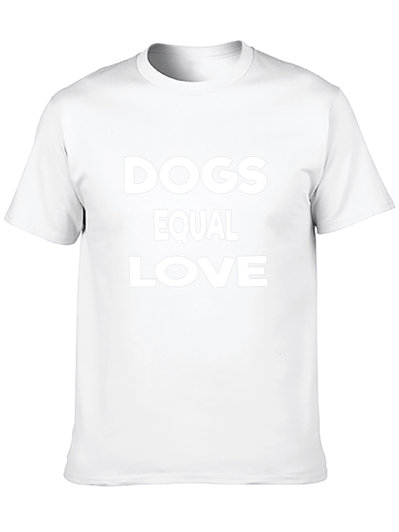 Camiseta Negra Dogs Equal Love