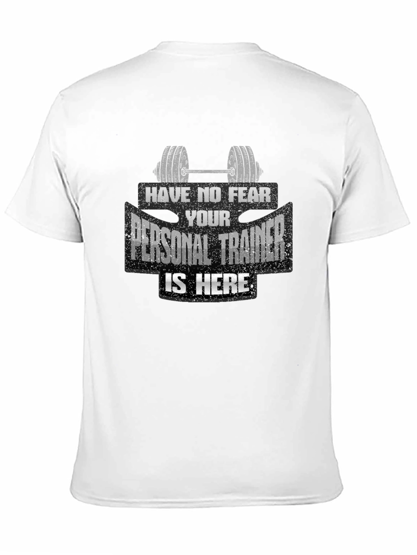 Camiseta Negra: ¡Tu Entrenador Personal Está Aquí!