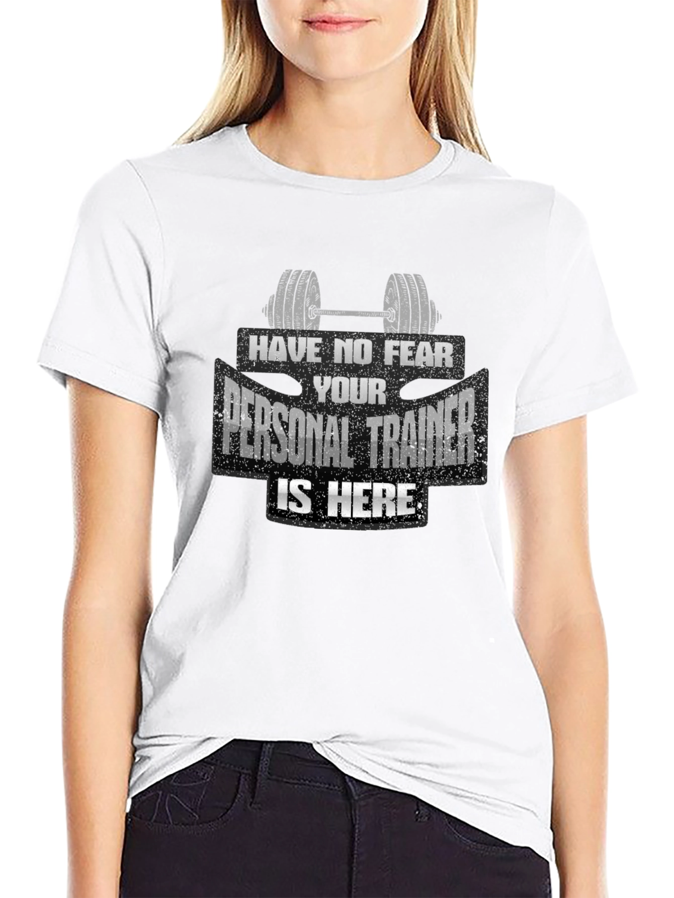 Camiseta Negra: ¡Tu Entrenador Personal Está Aquí!