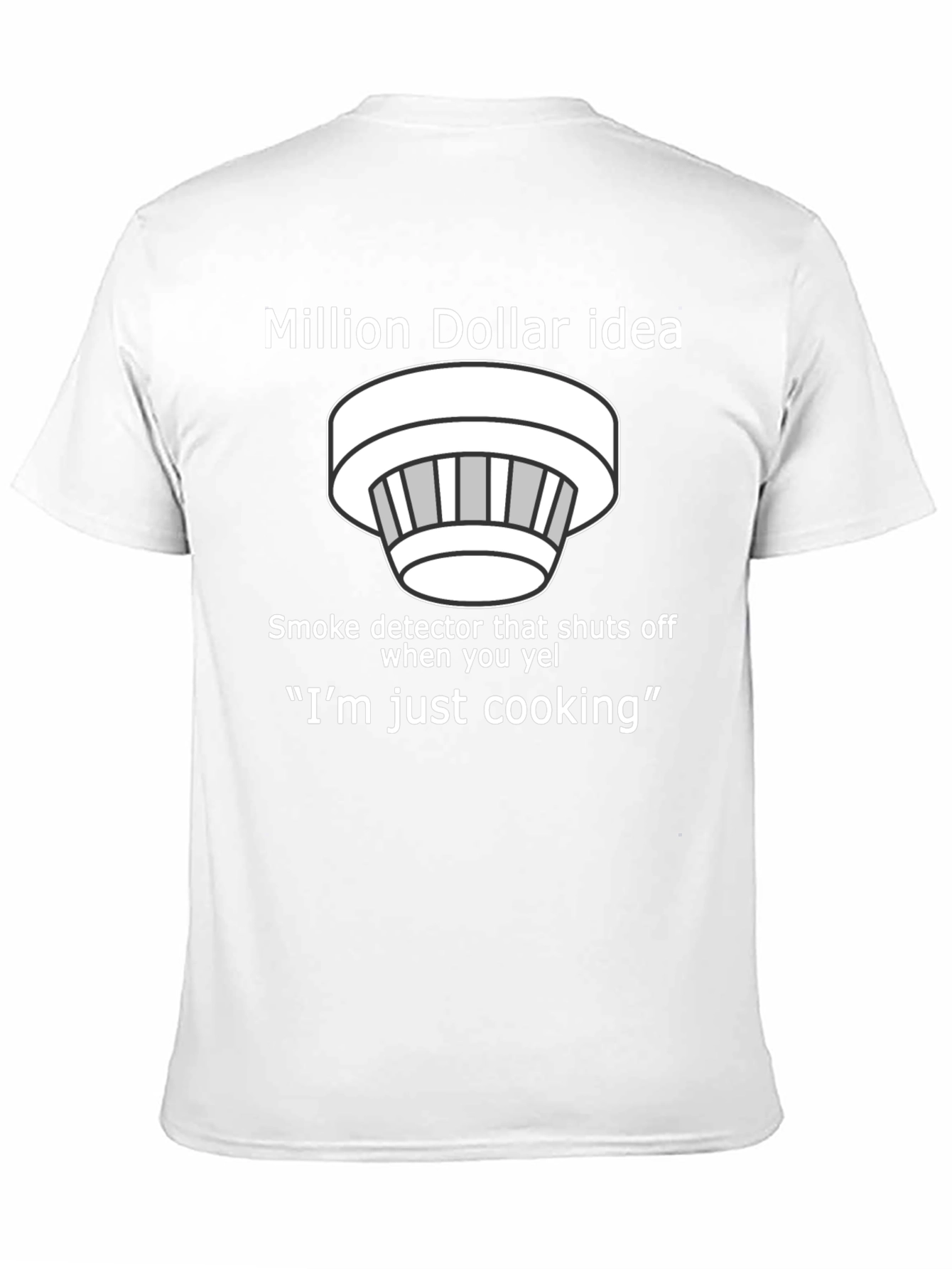 Camiseta Idea Millonaria Detector de Humo Cocina