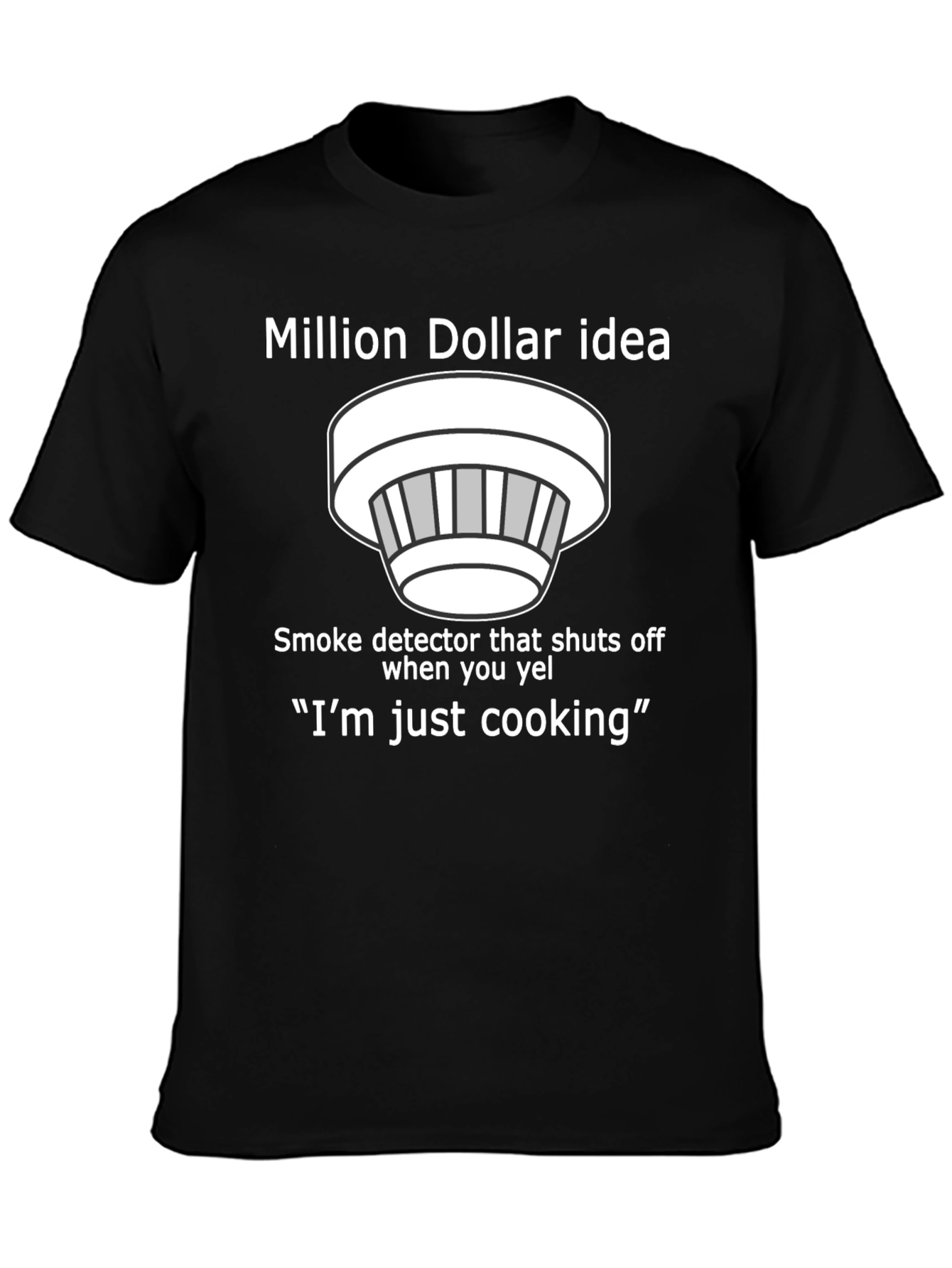 Camiseta Idea Millonaria Detector de Humo Cocina