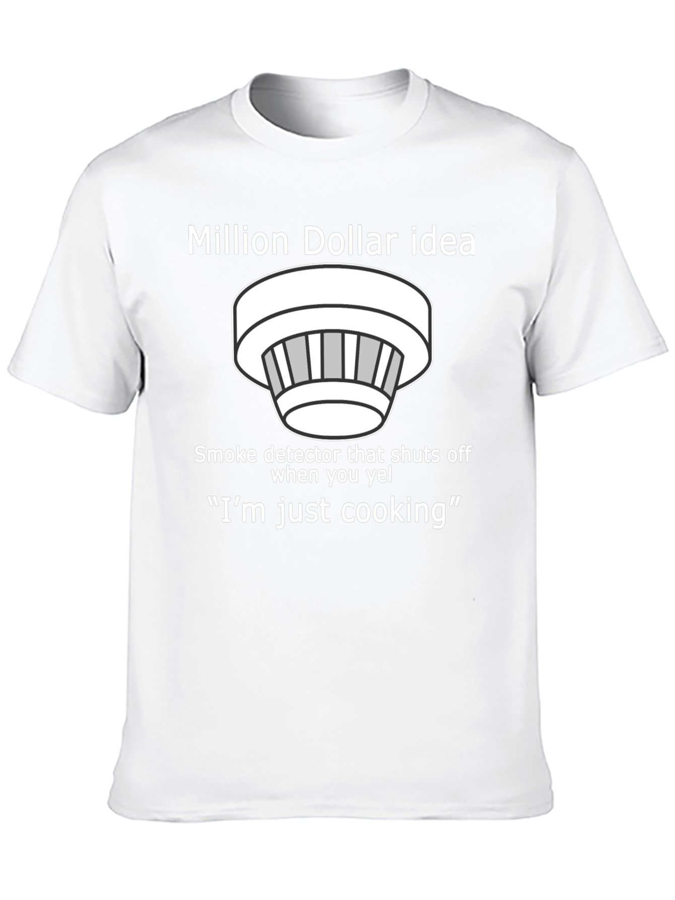Camiseta Idea Millonaria Detector de Humo Cocina