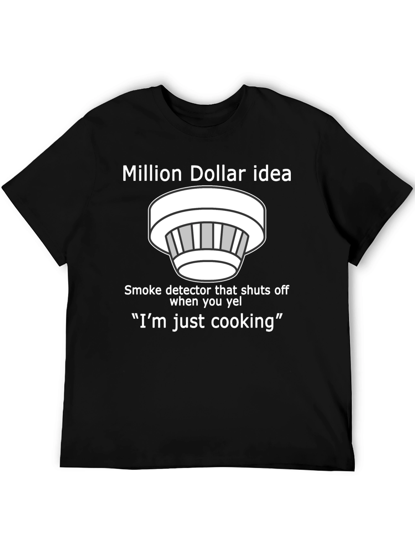 Camiseta Idea Millonaria Detector de Humo Cocina