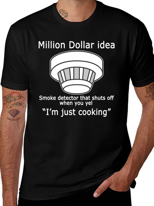 Camiseta Idea Millonaria Detector de Humo Cocina