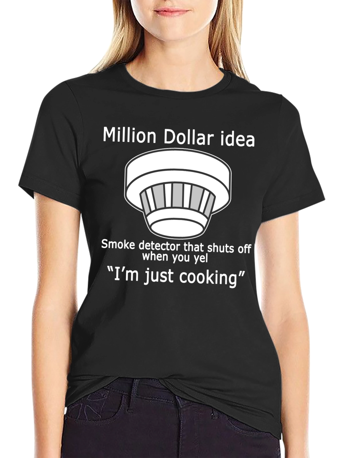 Camiseta Idea Millonaria Detector de Humo Cocina