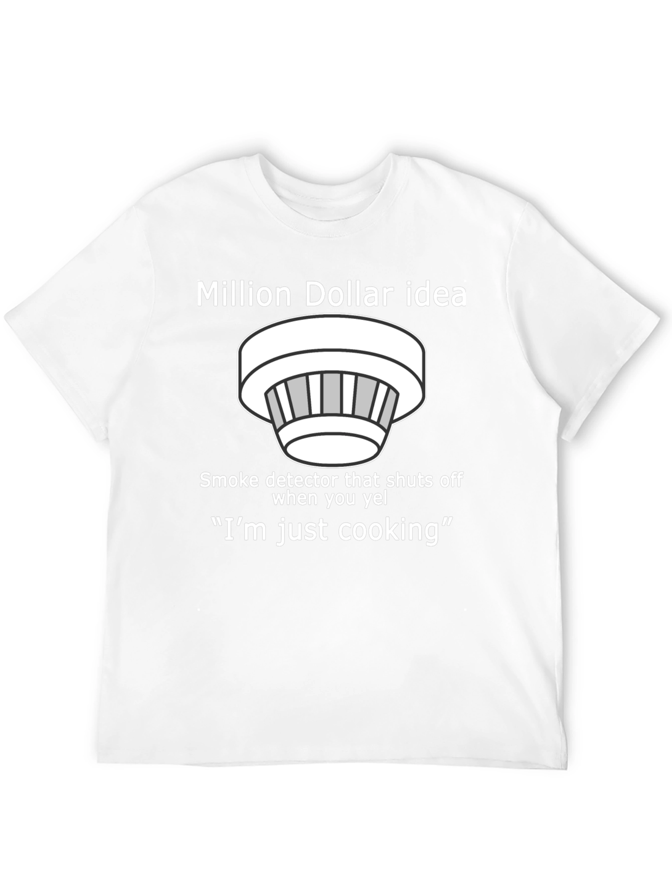 Camiseta Idea Millonaria Detector de Humo Cocina