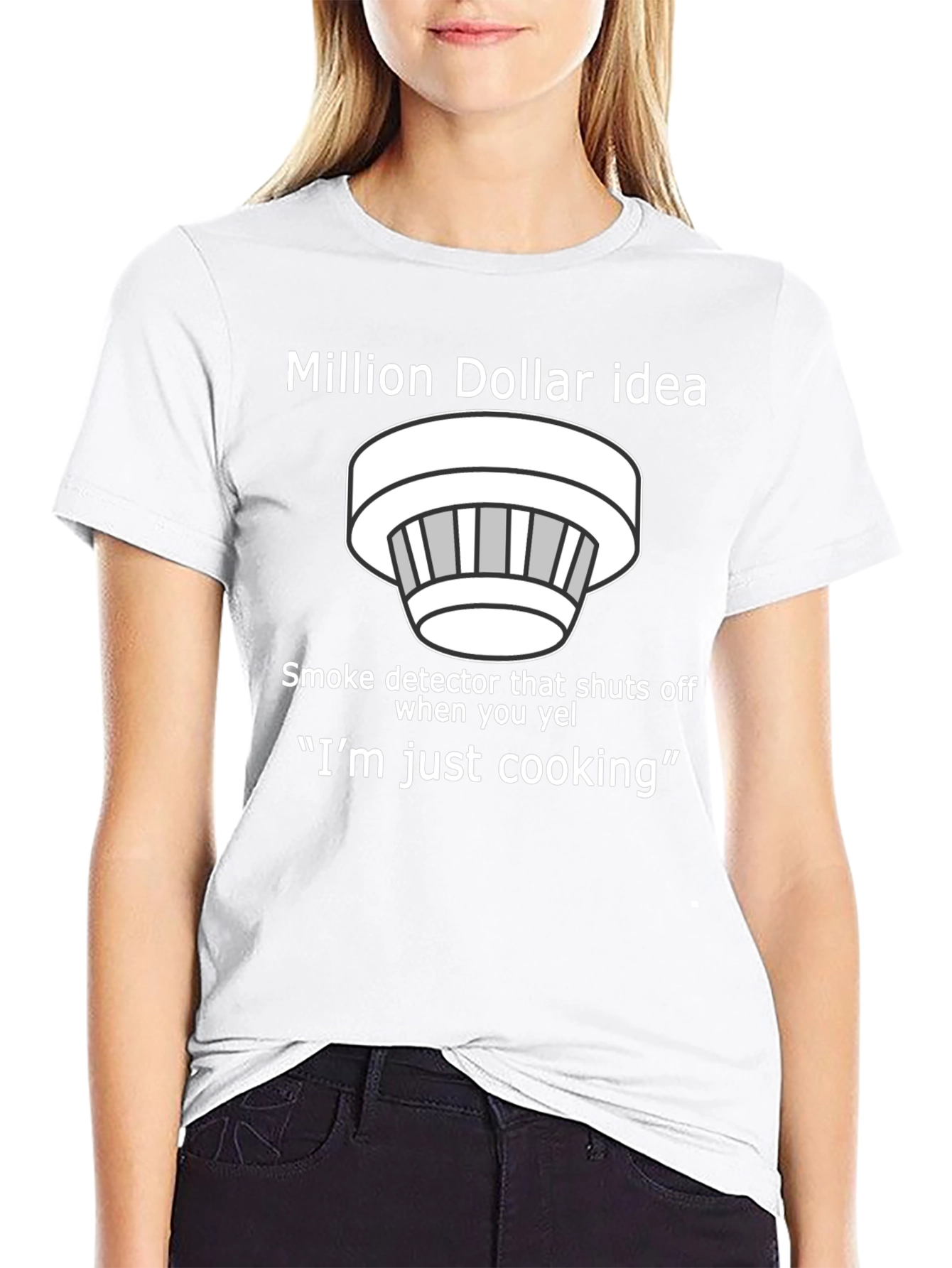 Camiseta Idea Millonaria Detector de Humo Cocina