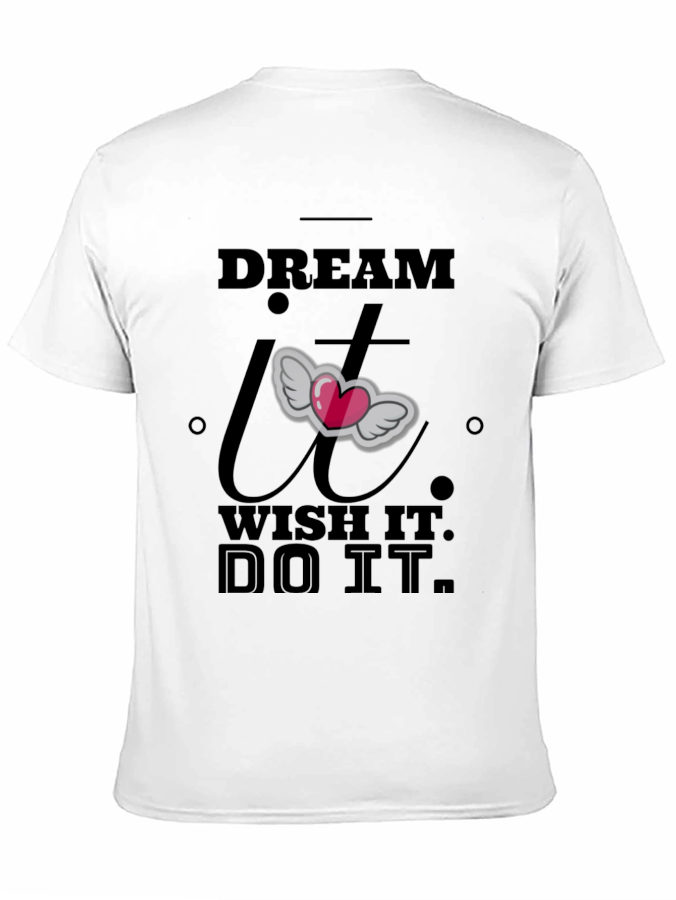 Camiseta Negra Motivacional: ¡Sueña Desea Haz!