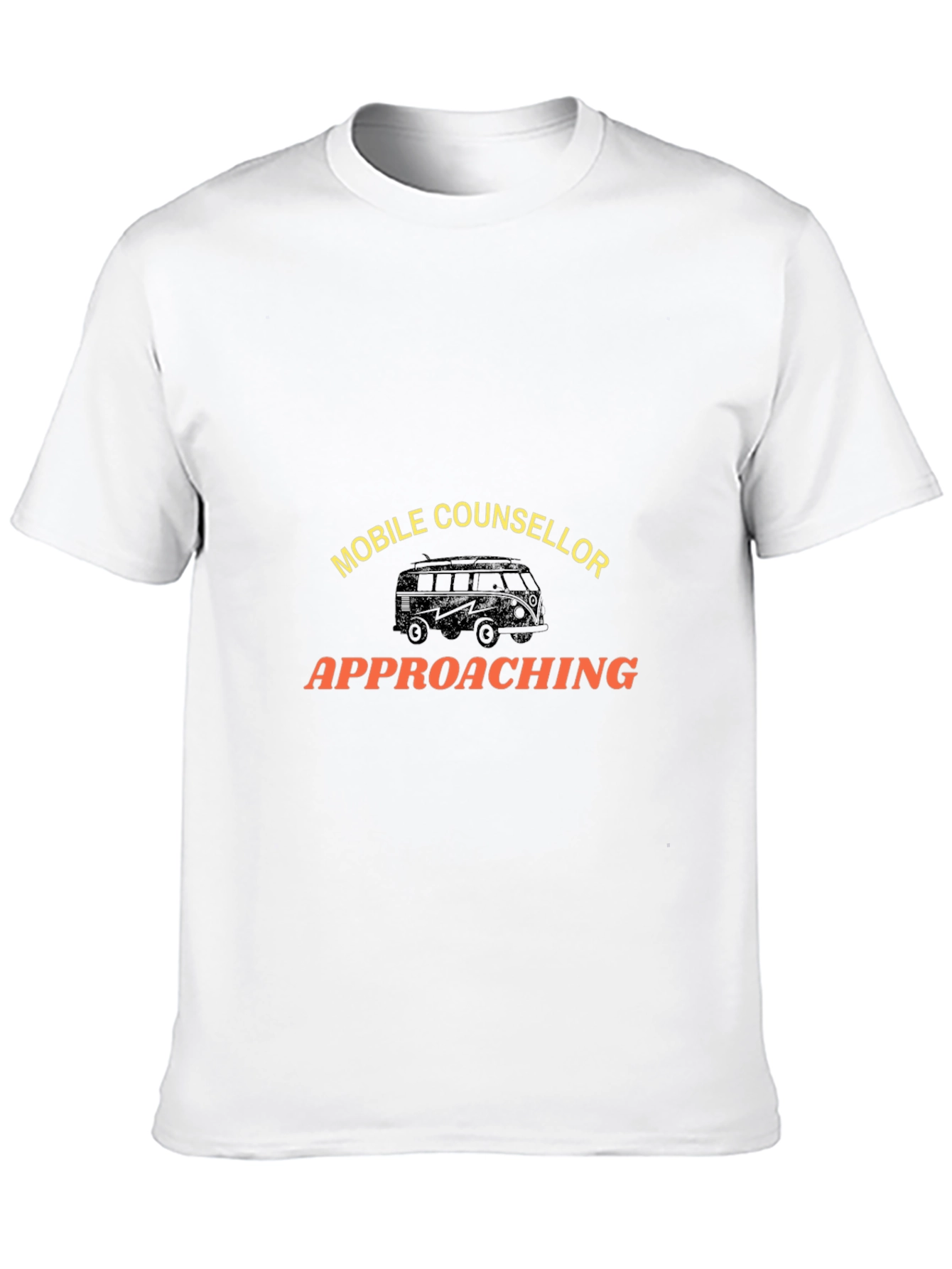 Camiseta Negra Mobile Counselor Approaching