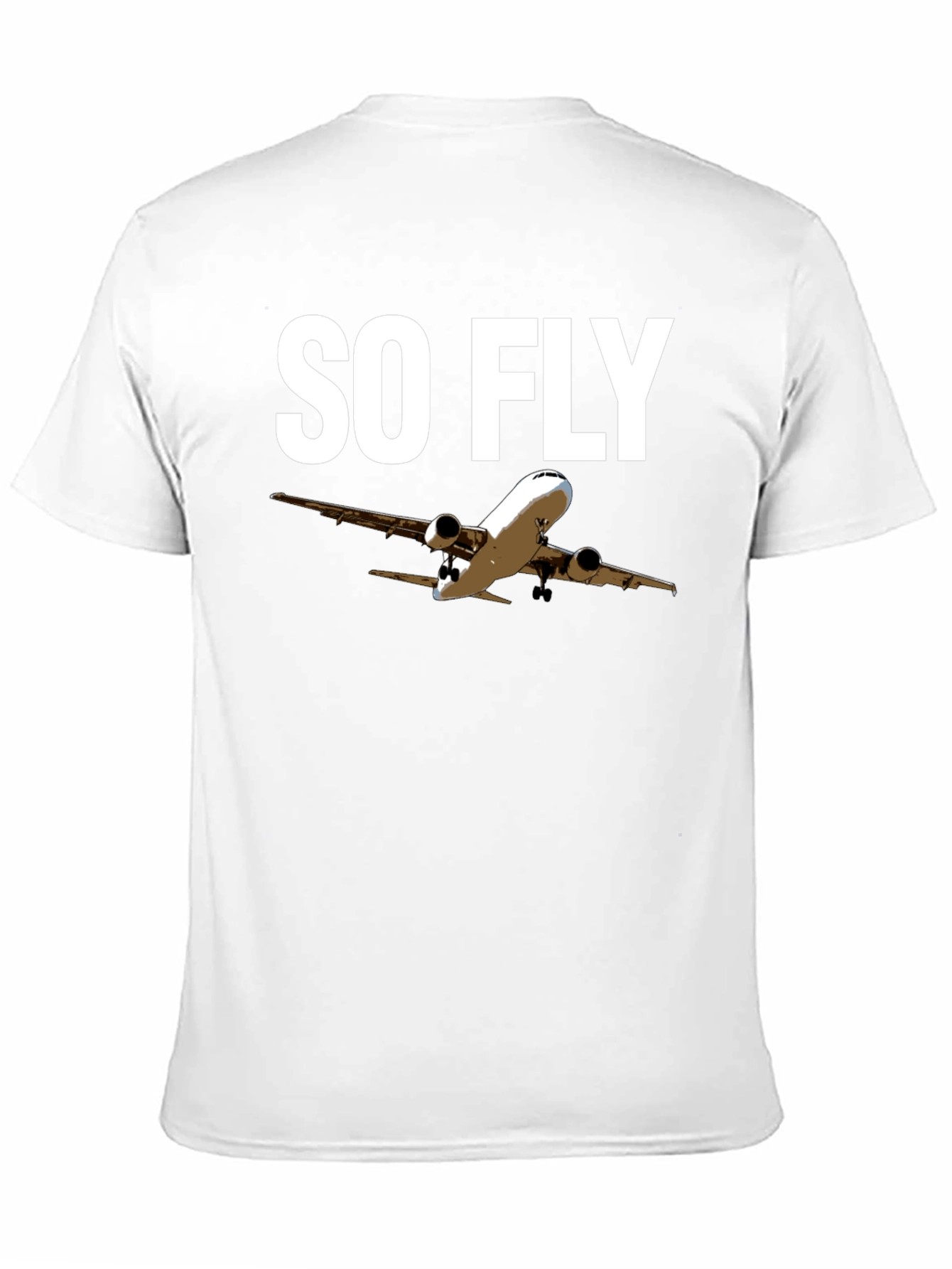 Camiseta Negra So Fly Avión