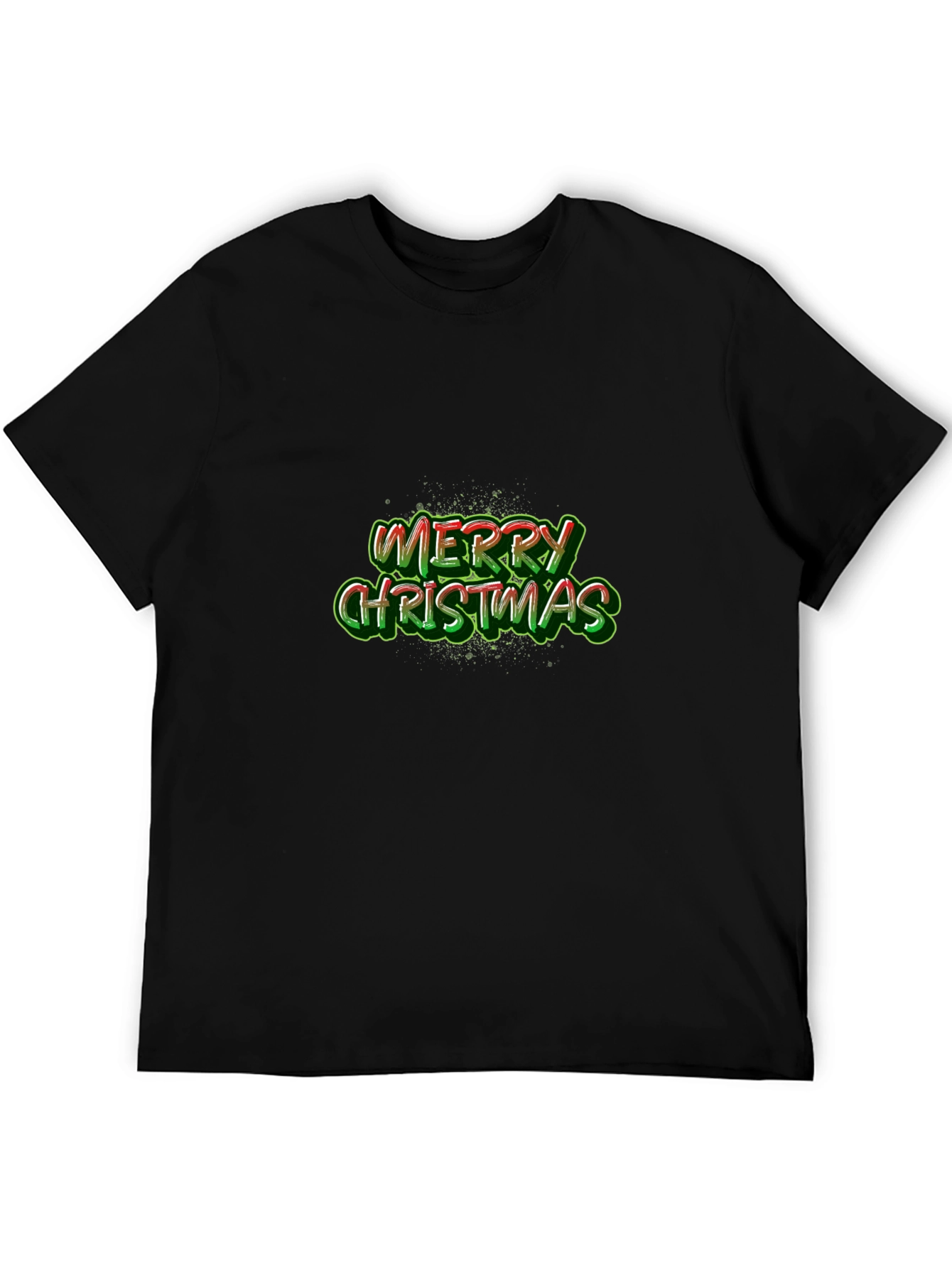 Camiseta Negra Feliz Navidad para Hombre