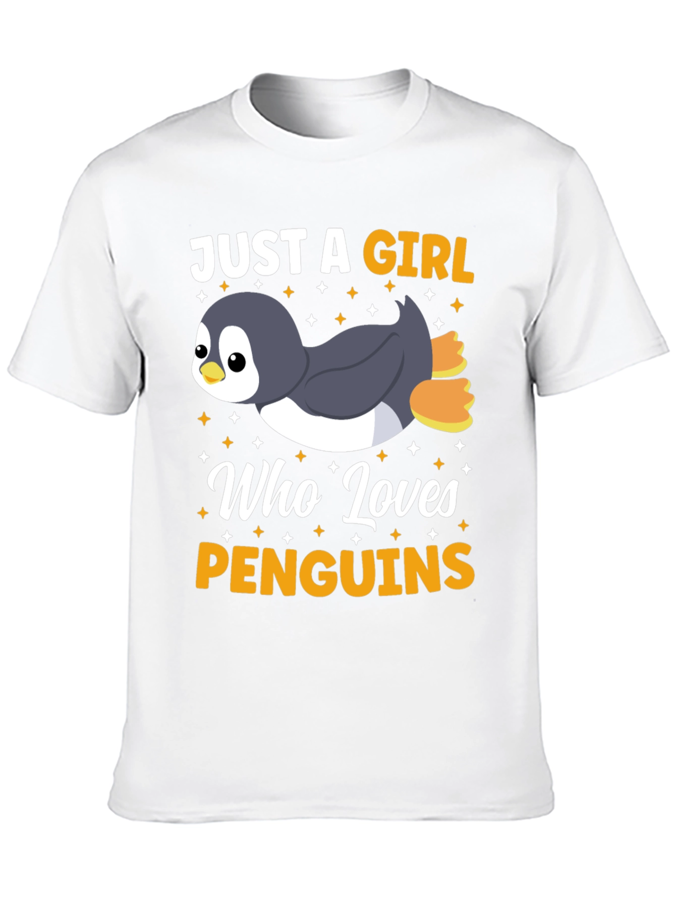 Camiseta Negra Diseño Penguin Lovers