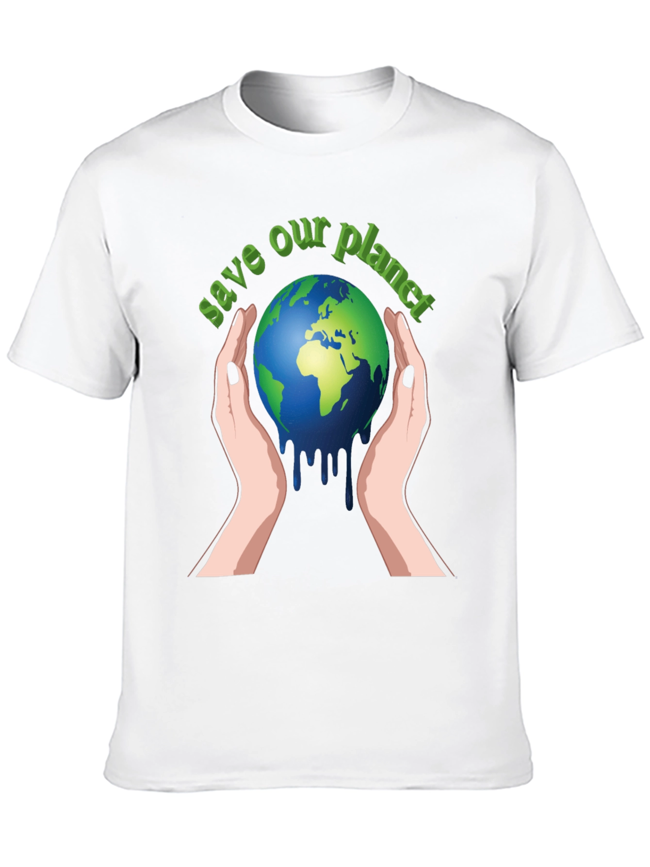 Camiseta Negra Salva Nuestro Planeta