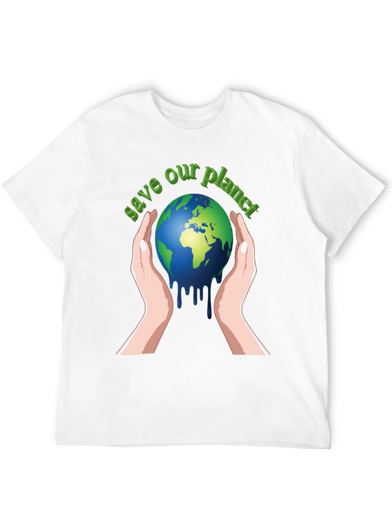 Camiseta Negra Salva Nuestro Planeta